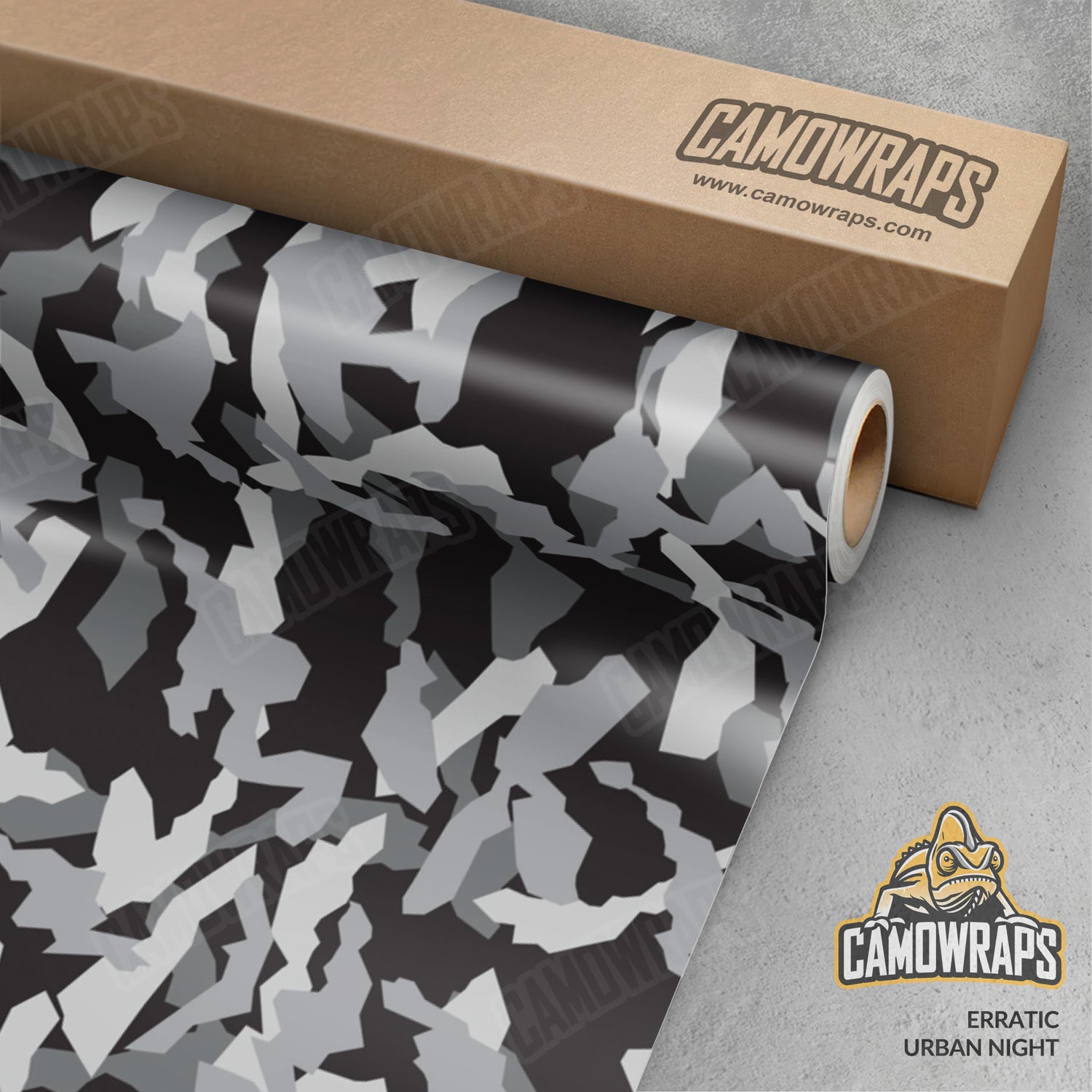 Erratic Urban Night Camo Vinyl Wrap