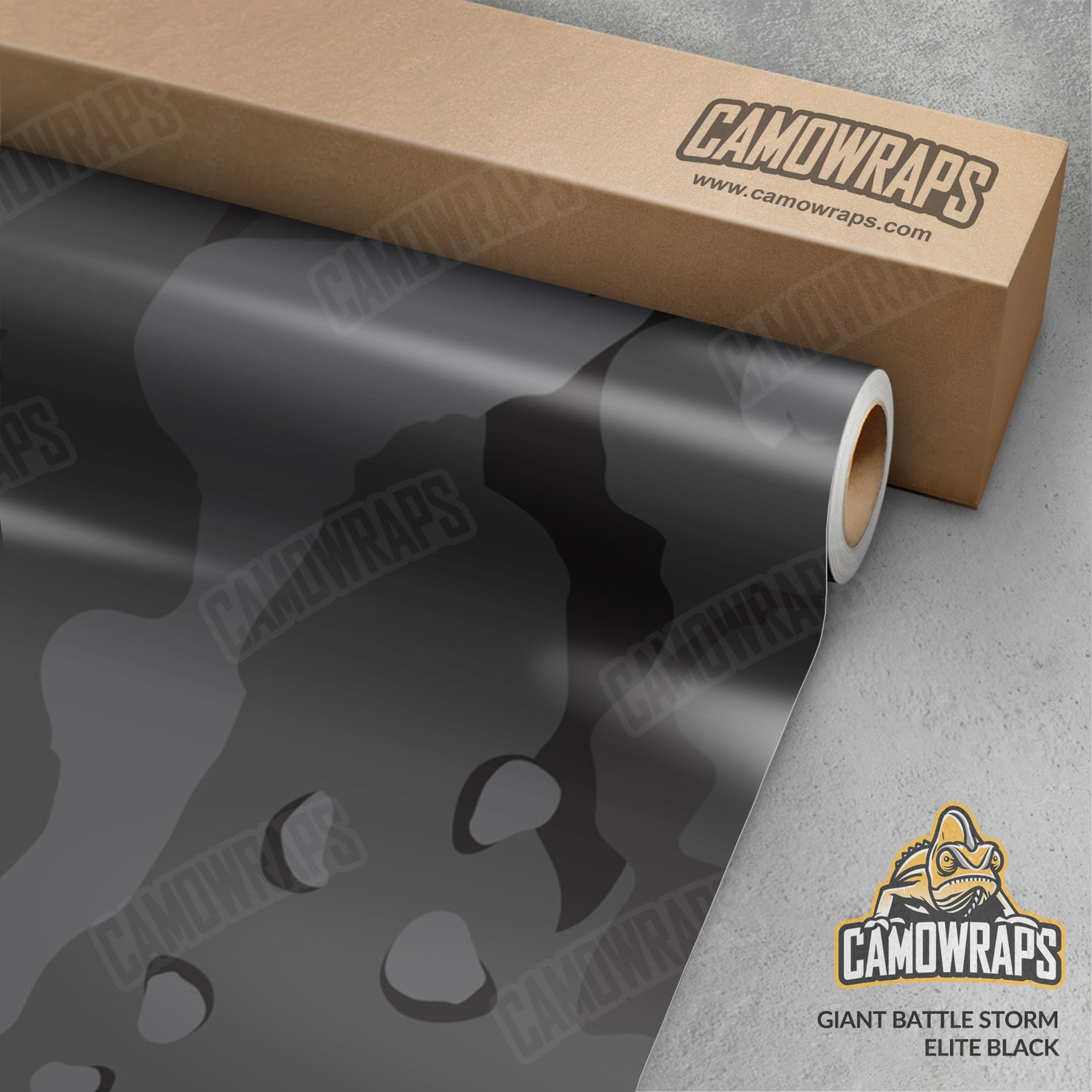 Giant Battle Storm Elite Black Camo Vinyl Wrap