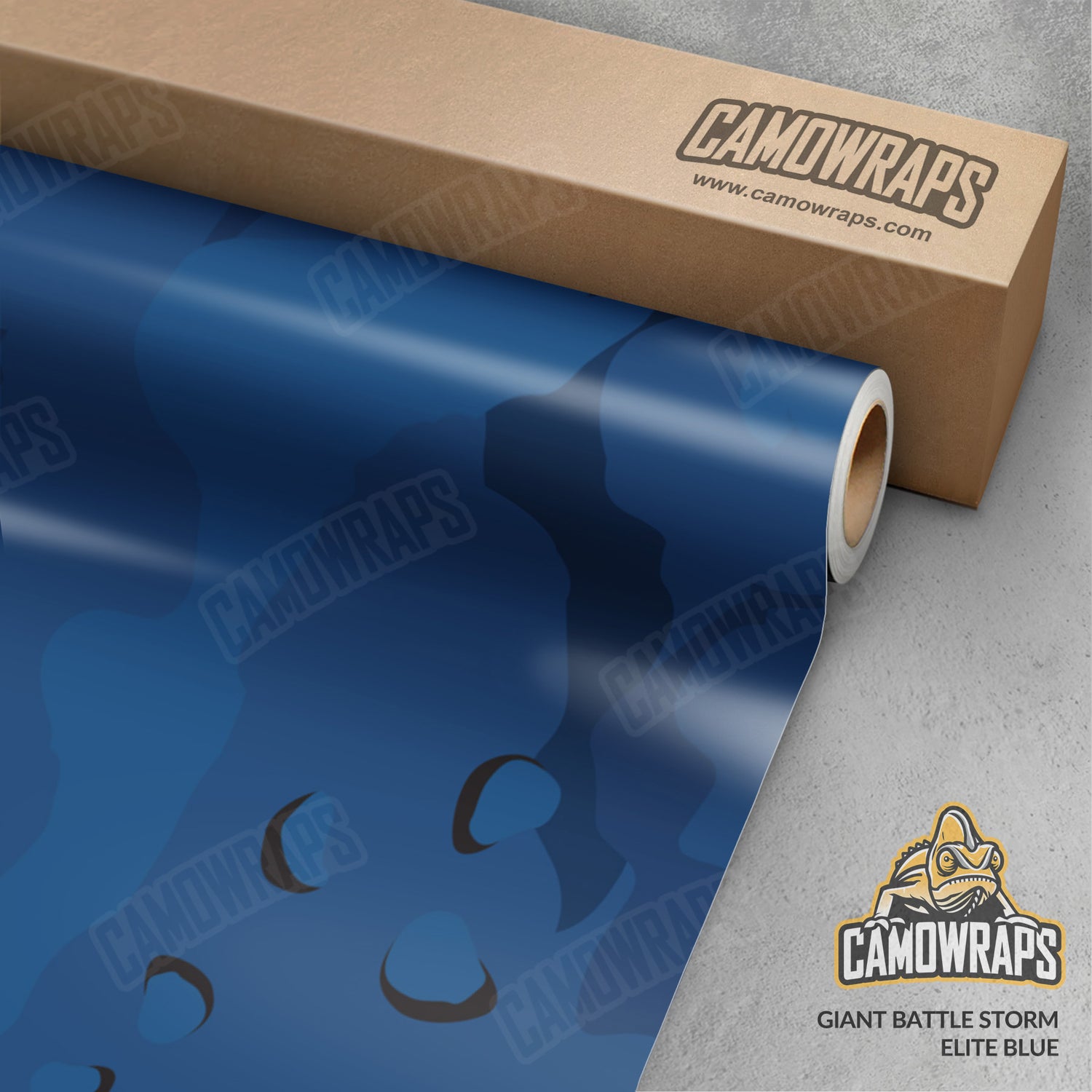 Giant Battle Storm Elite Blue Camo Vinyl Wrap