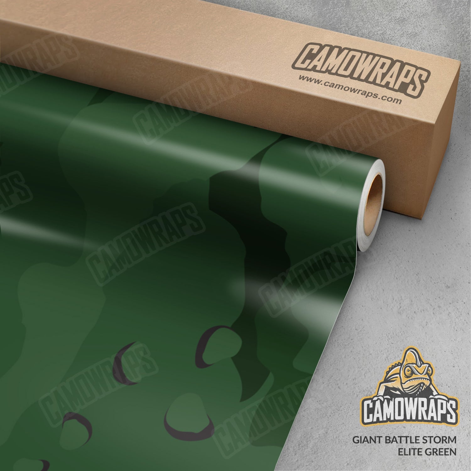 Giant Battle Storm Elite Green Camo Vinyl Wrap