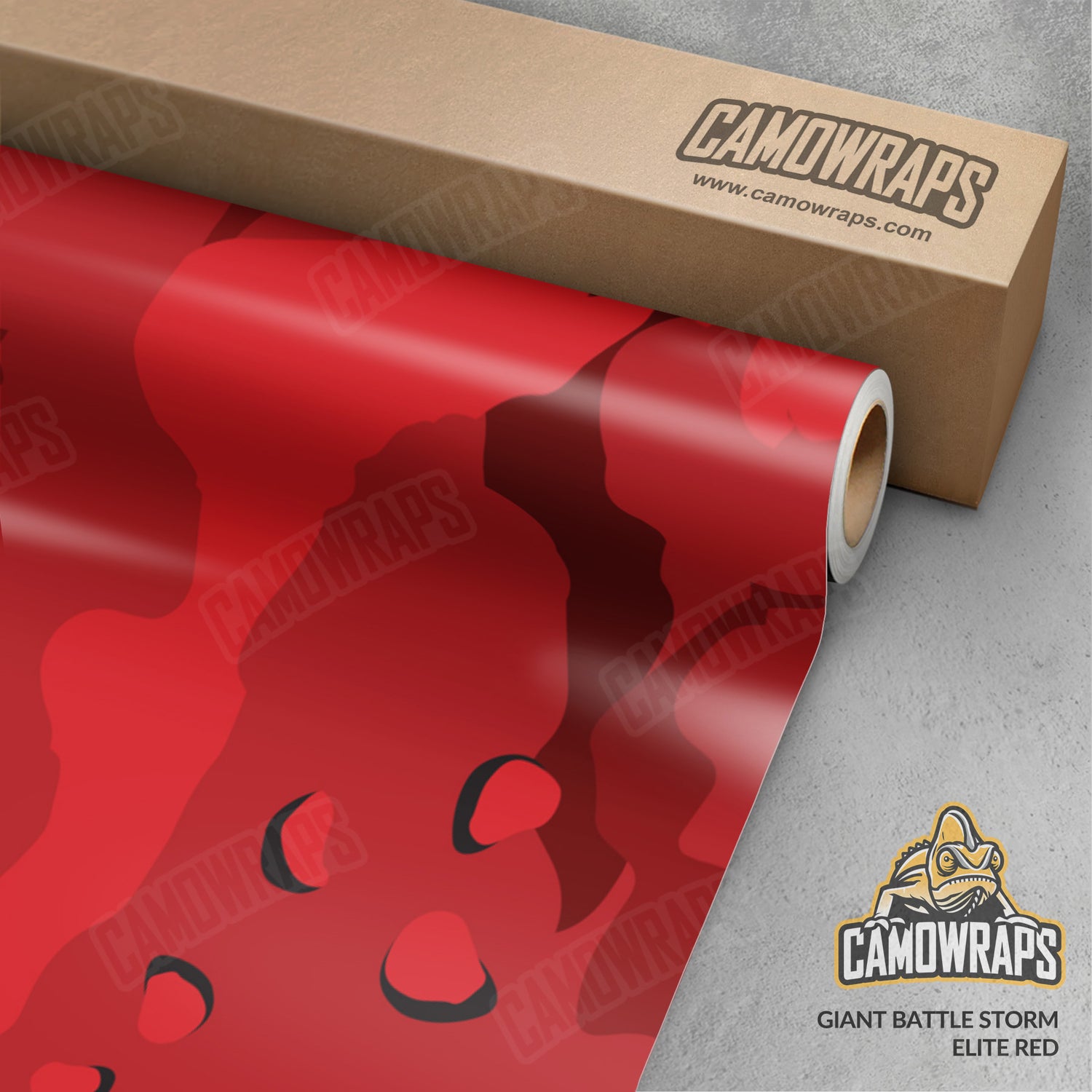 Giant Battle Storm Elite Red Camo Vinyl Wrap