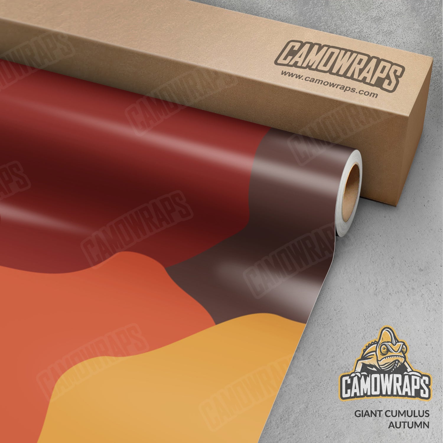 Giant Cumulus Autumn Camo Vinyl Wrap
