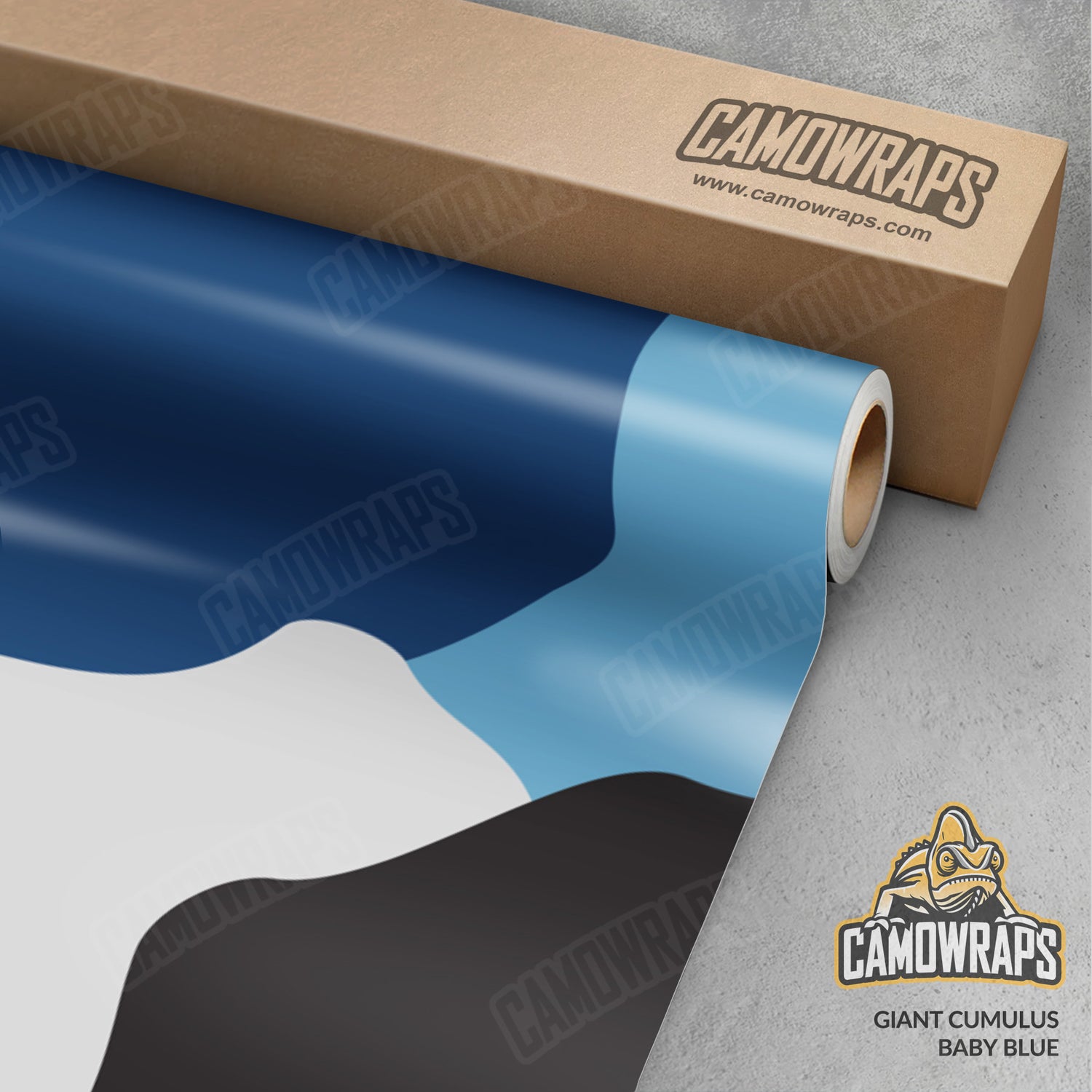 Giant Cumulus Baby Blue Camo Vinyl Wrap