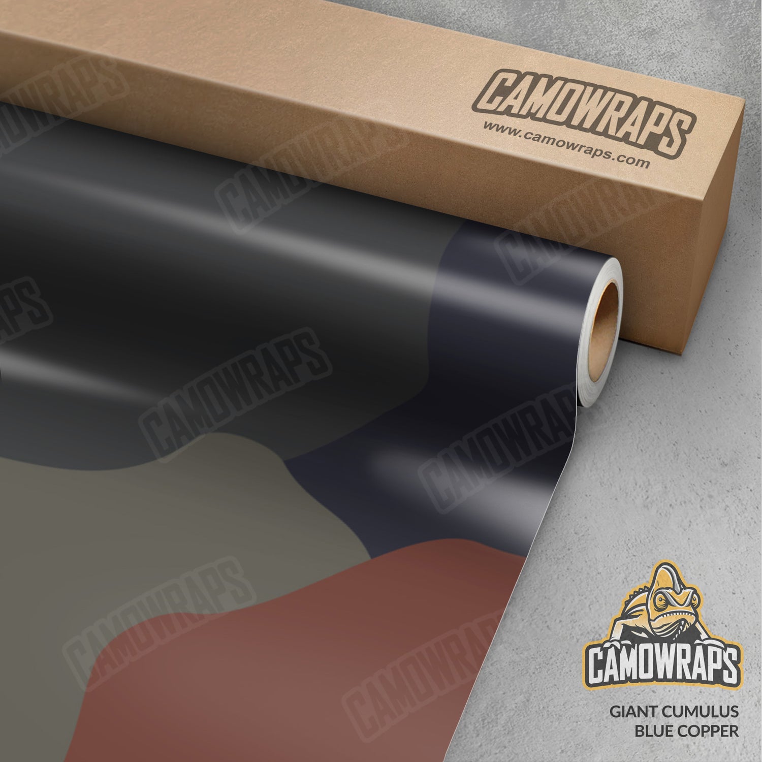 Giant Cumulus Blue Copper Camo Vinyl Wrap