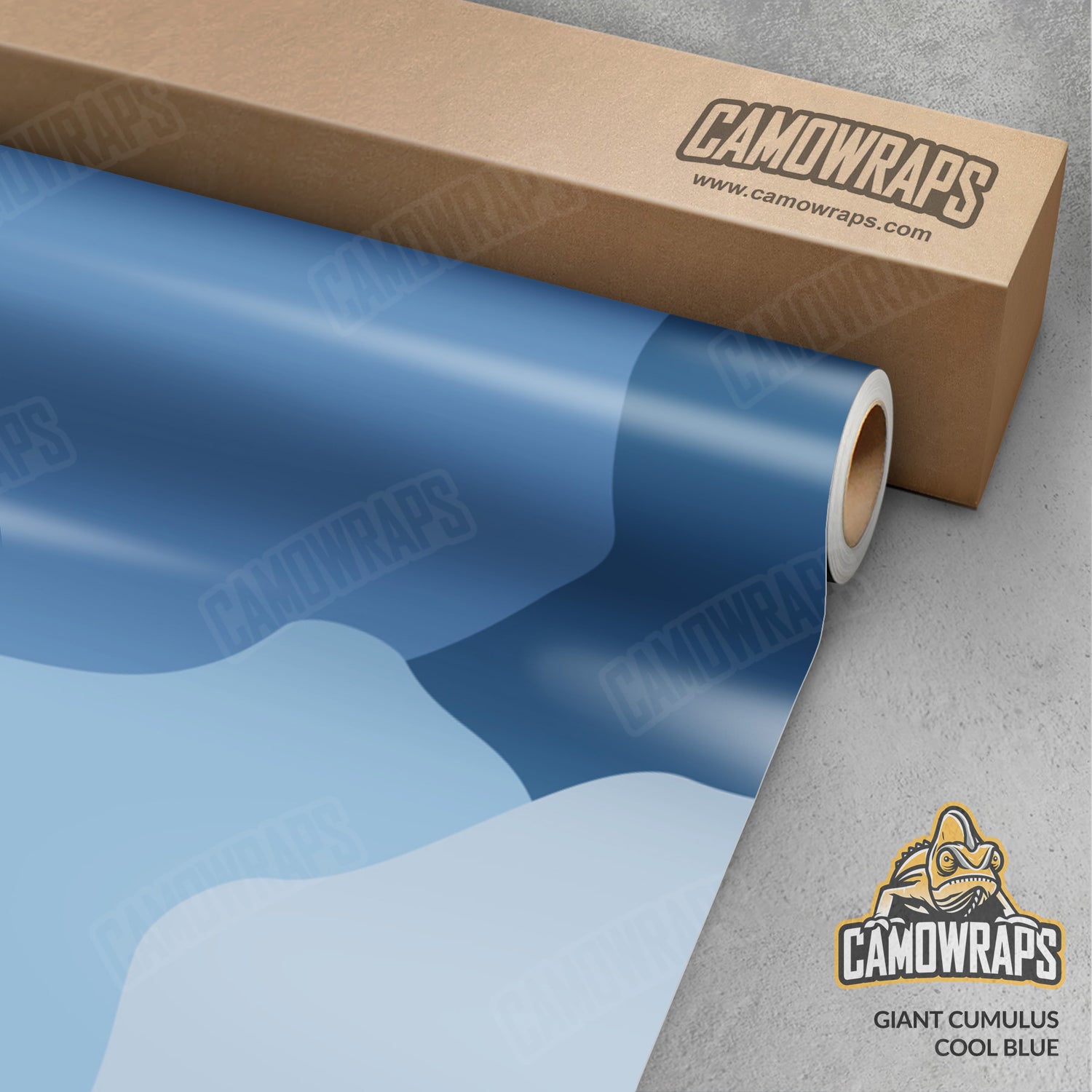 Giant Cumulus Cool Blue Camo Vinyl Wrap