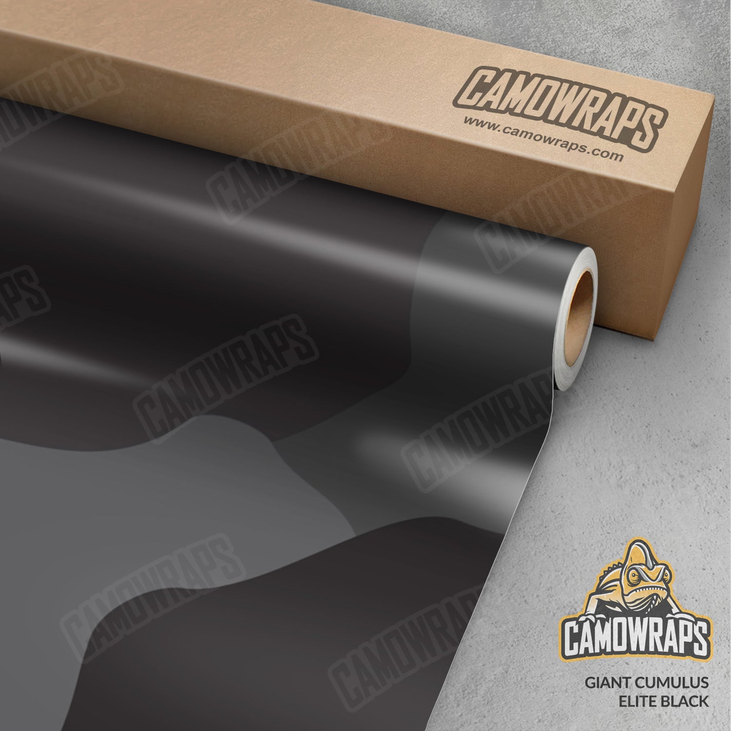 Giant Cumulus Elite Black Camo Vinyl Wrap