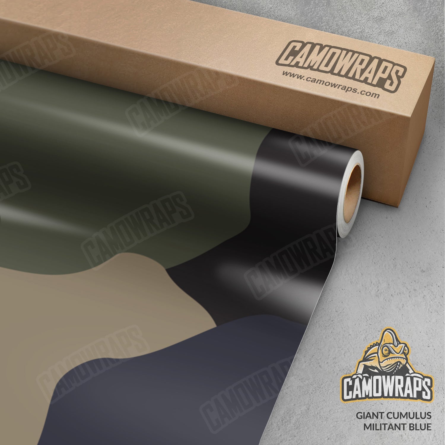Giant Cumulus Militant Blue Camo Vinyl Wrap
