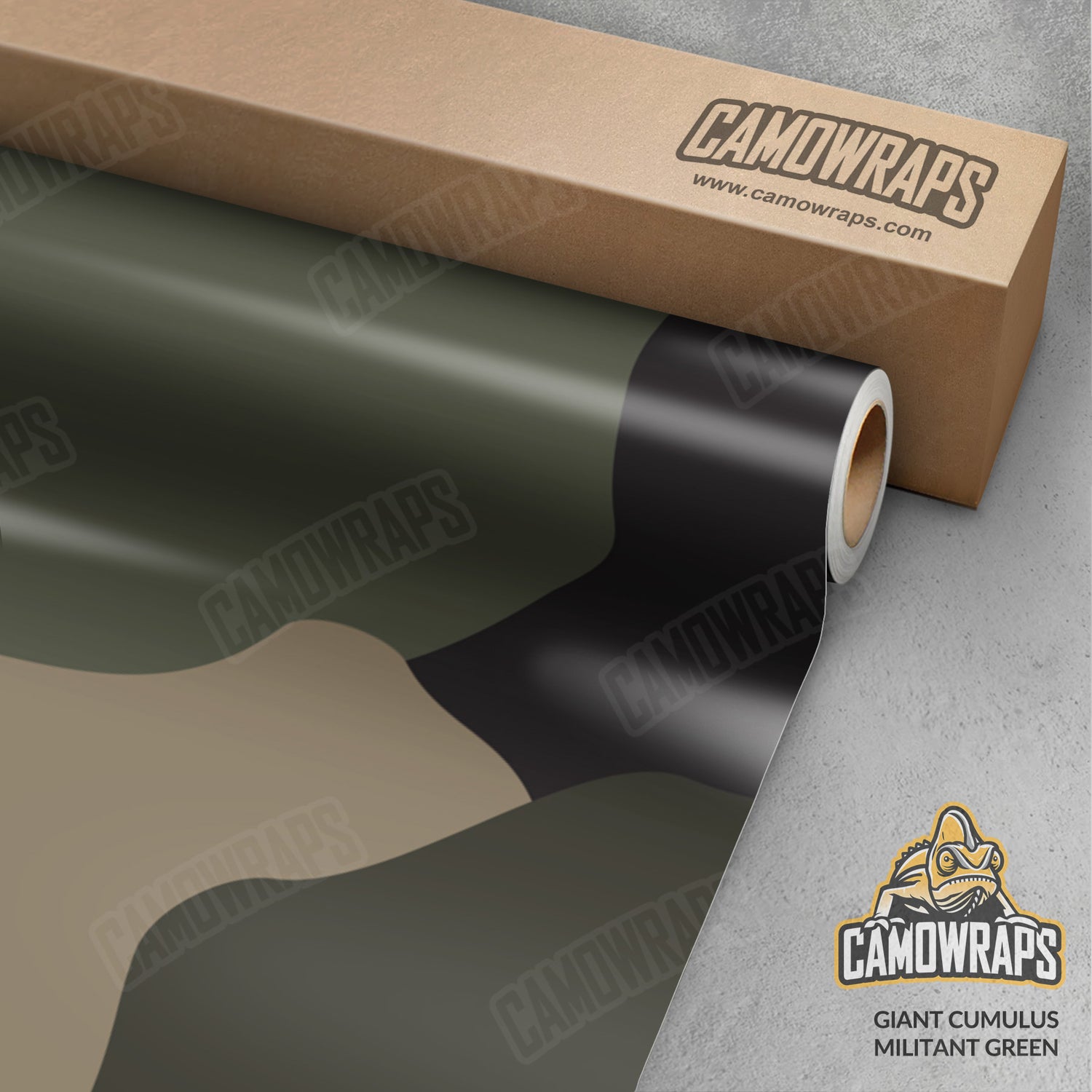 Giant Cumulus Militant Green Camo Vinyl Wrap