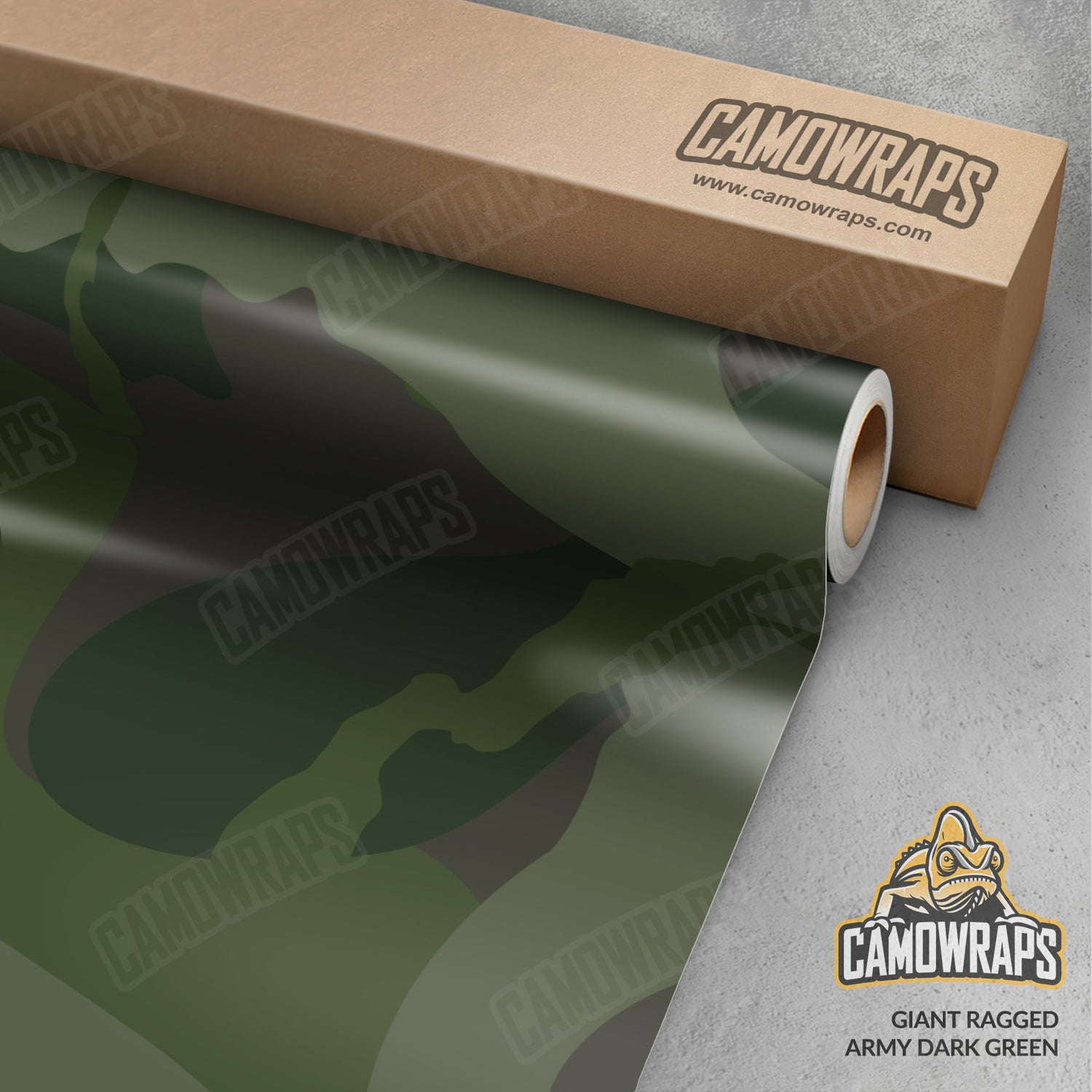 Giant Ragged Army Dark Green Camo Vinyl Wrap
