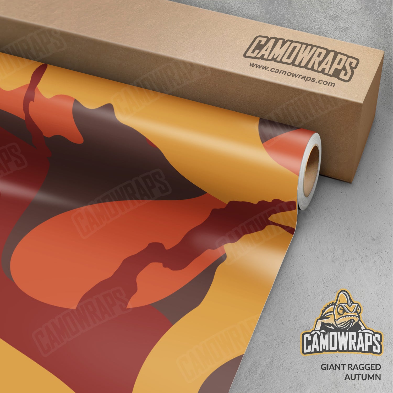 Giant Ragged Autumn Camo Vinyl Wrap