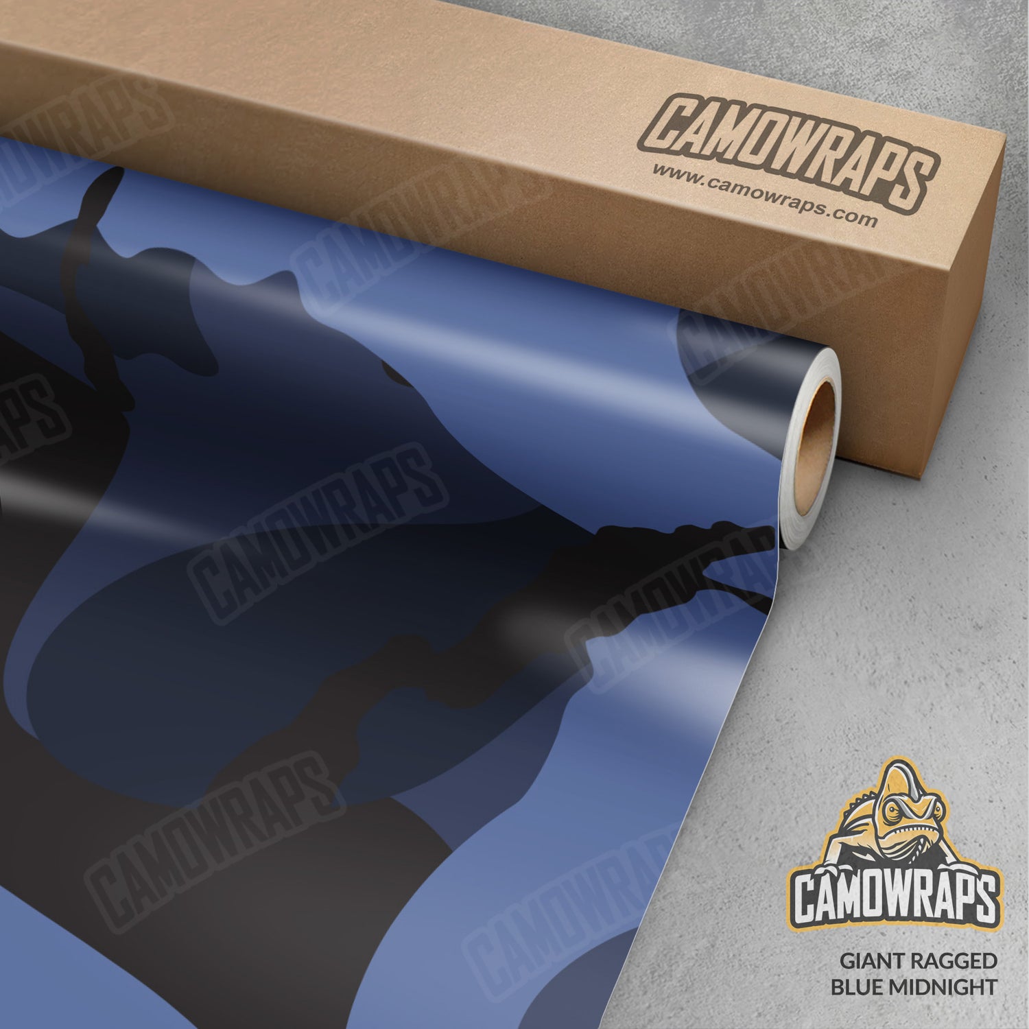 Giant Ragged Blue Midnight Camo Vinyl Wrap