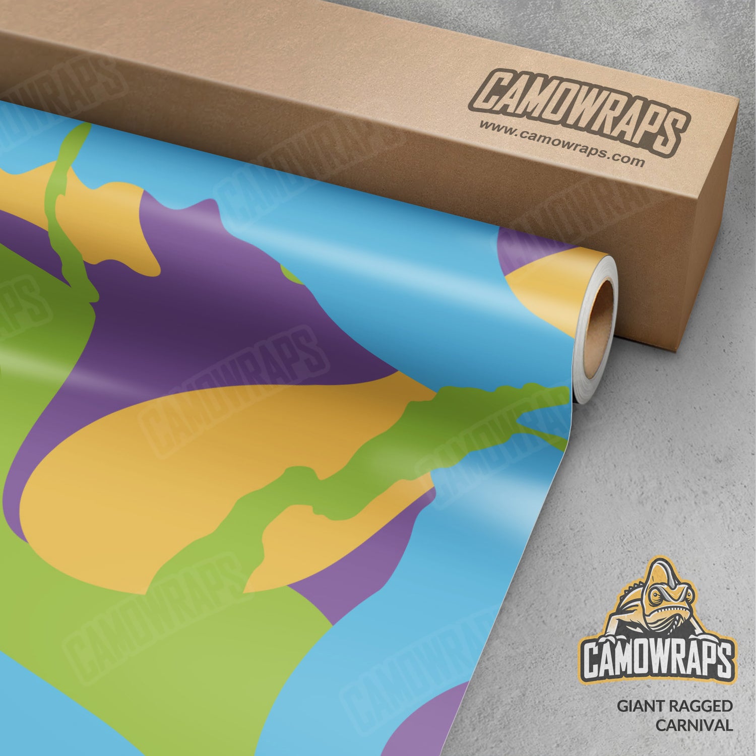 Giant Ragged Carnival Camo Vinyl Wrap