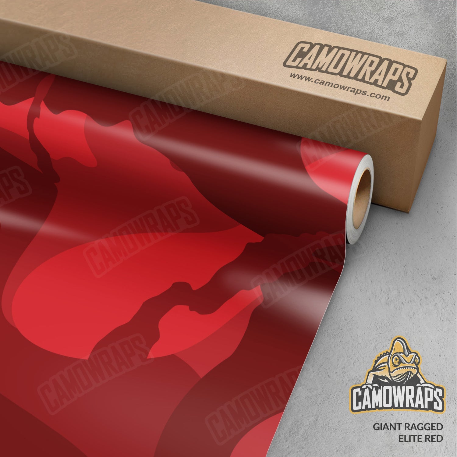 Giant Ragged Elite Red Camo Vinyl Wrap