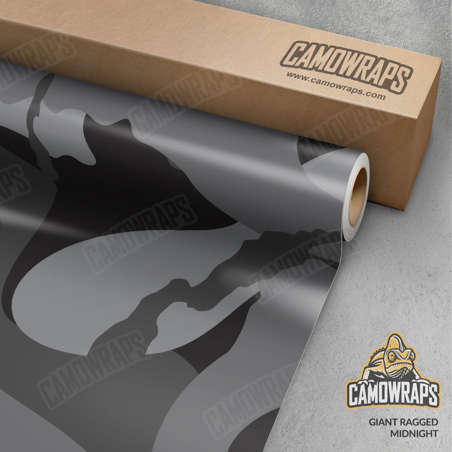 Giant Ragged Midnight Camo Vinyl Wrap