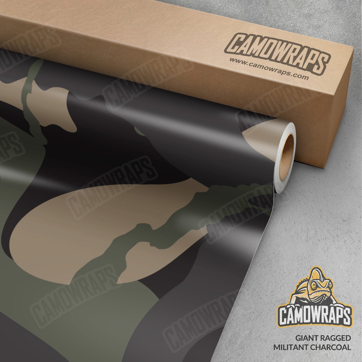 Giant Ragged Militant Charcoal Camo Vinyl Wrap