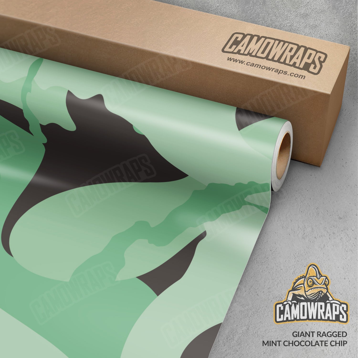 Giant Ragged Mint Chocolate Chip Camo Vinyl Wrap