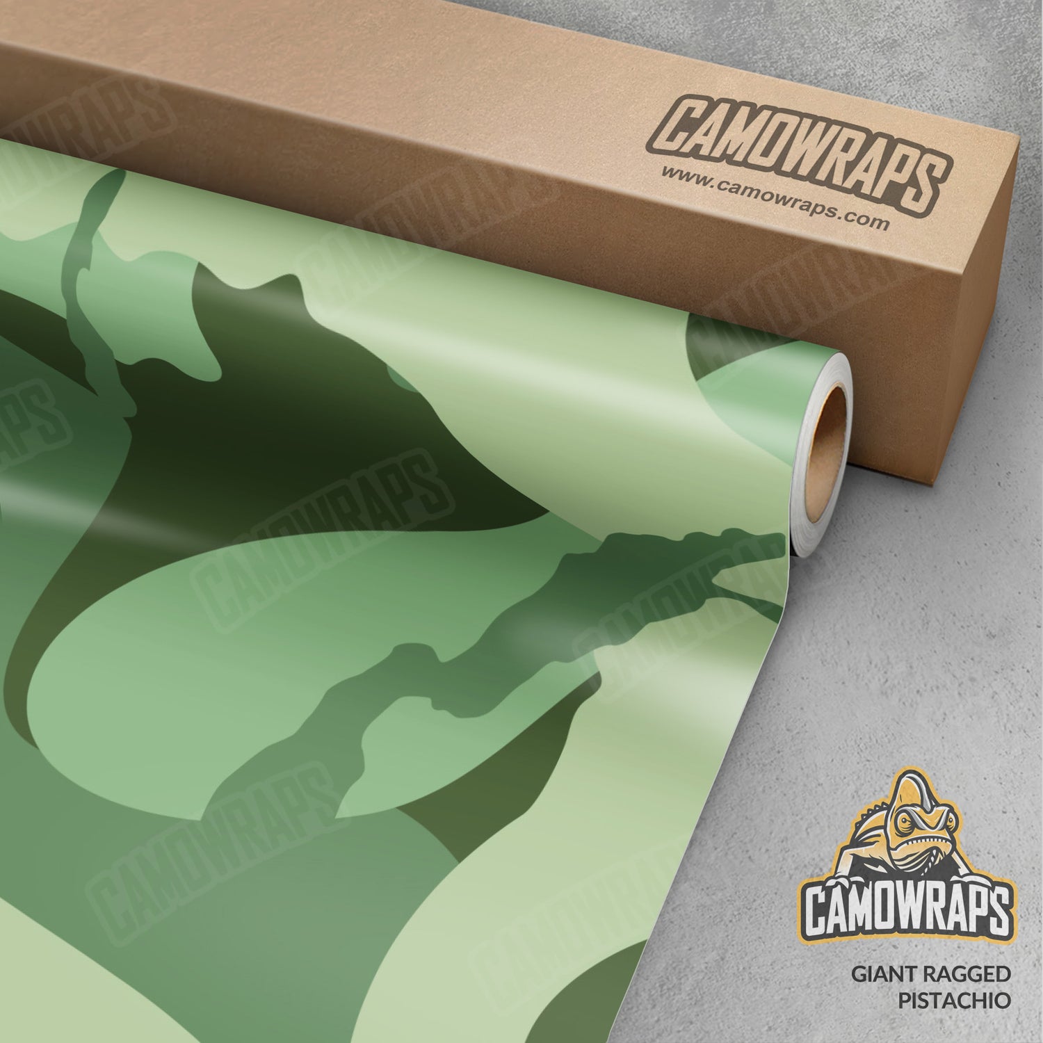 Giant Ragged Pistachio Camo Vinyl Wrap