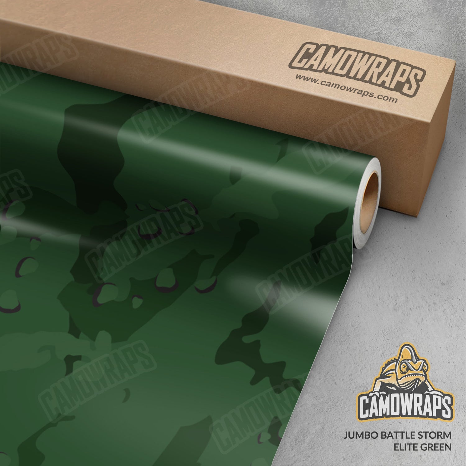 Jumbo Battle Storm Elite Green Camo Vinyl Wrap