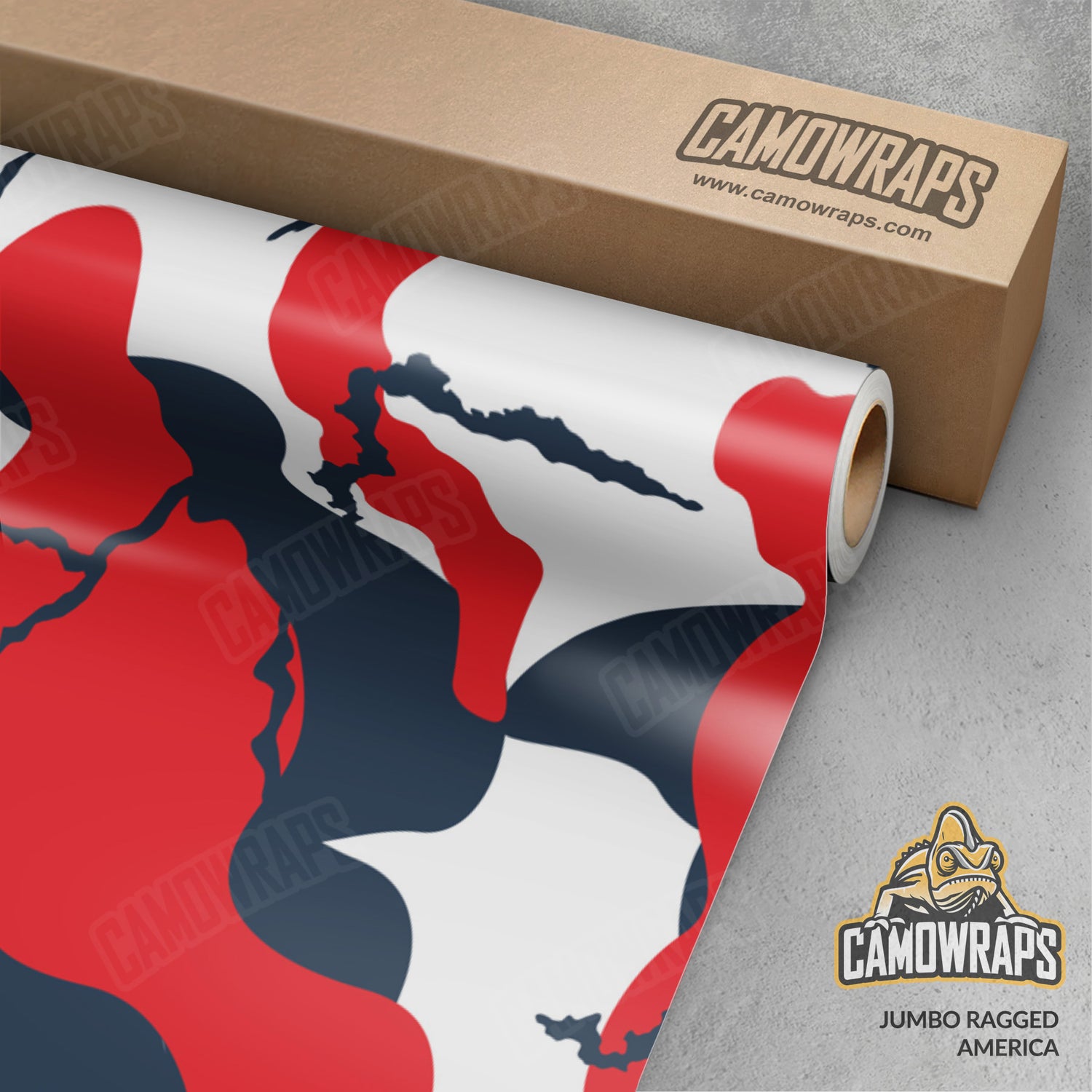 Jumbo Ragged America Camo Vinyl Wrap