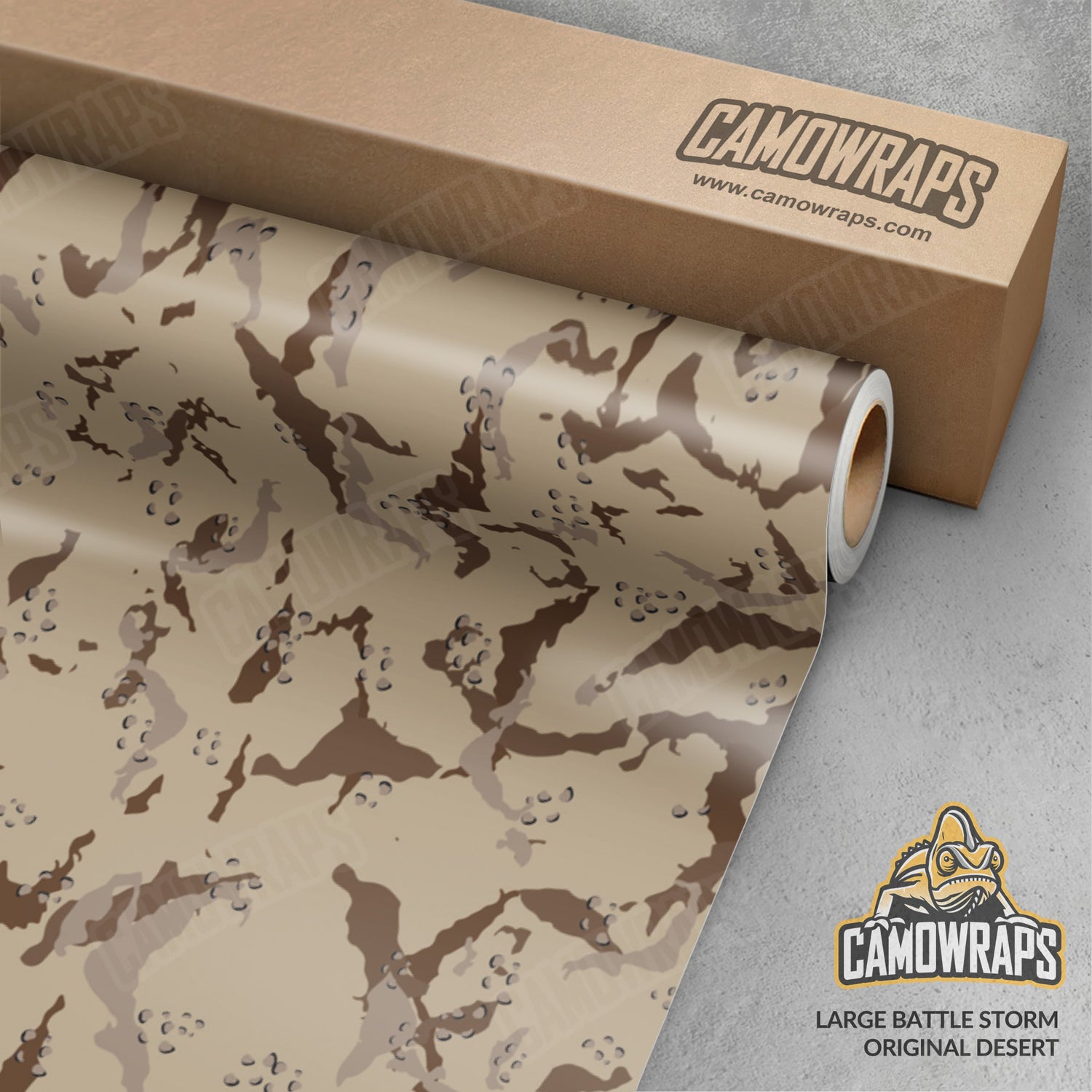 Large Battle Storm Original Desert Camo Vinyl Wrap