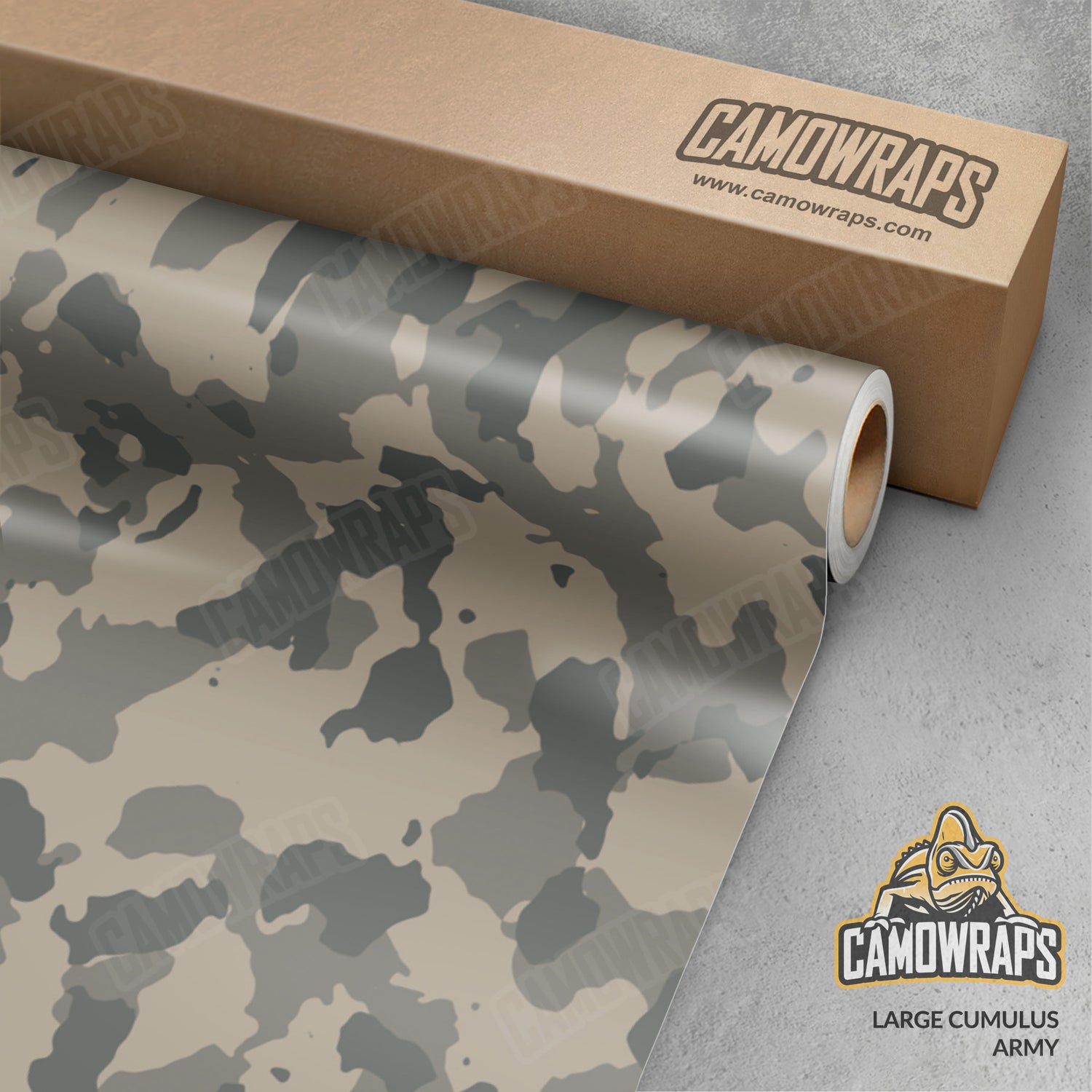 Large Cumulus Army Camo Vinyl Wrap
