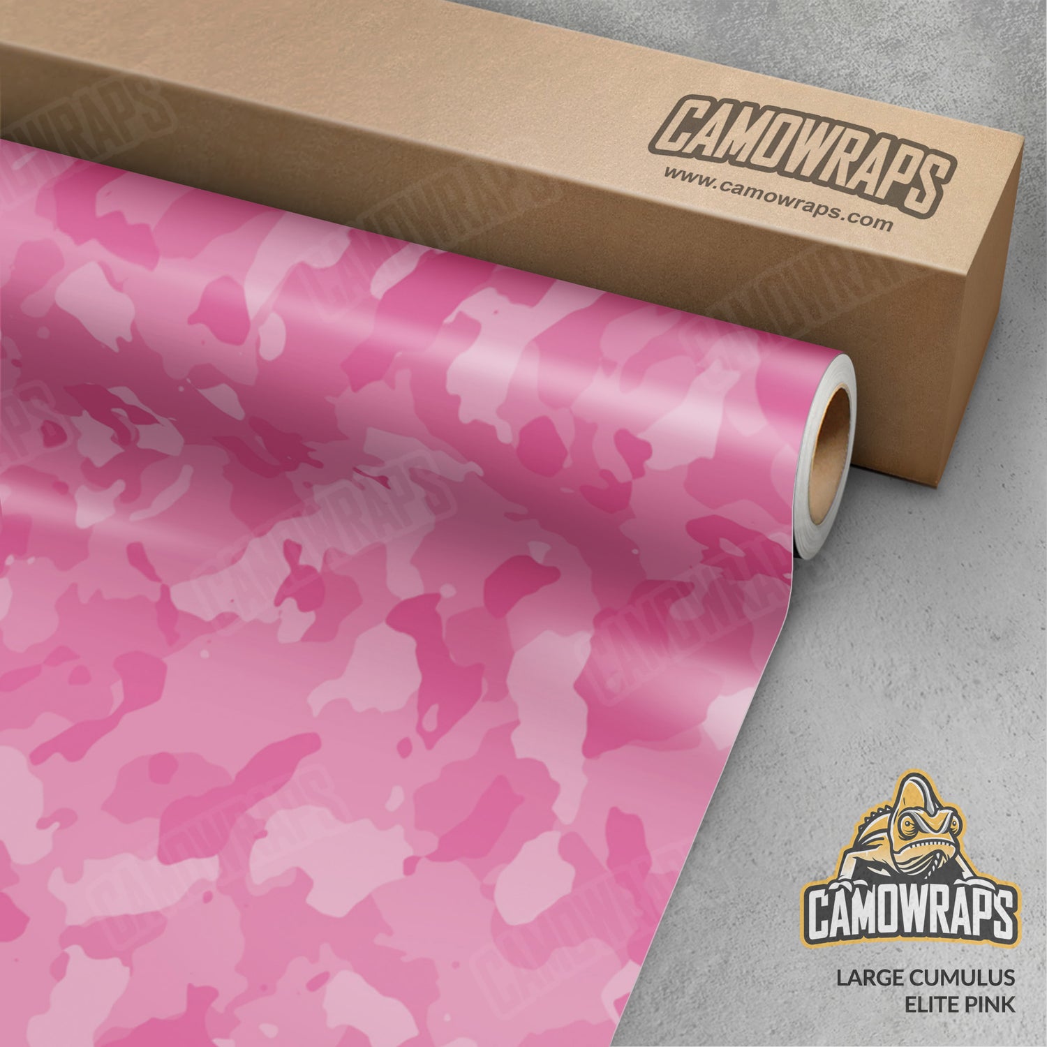 Large Cumulus Elite Pink Camo Vinyl Wrap