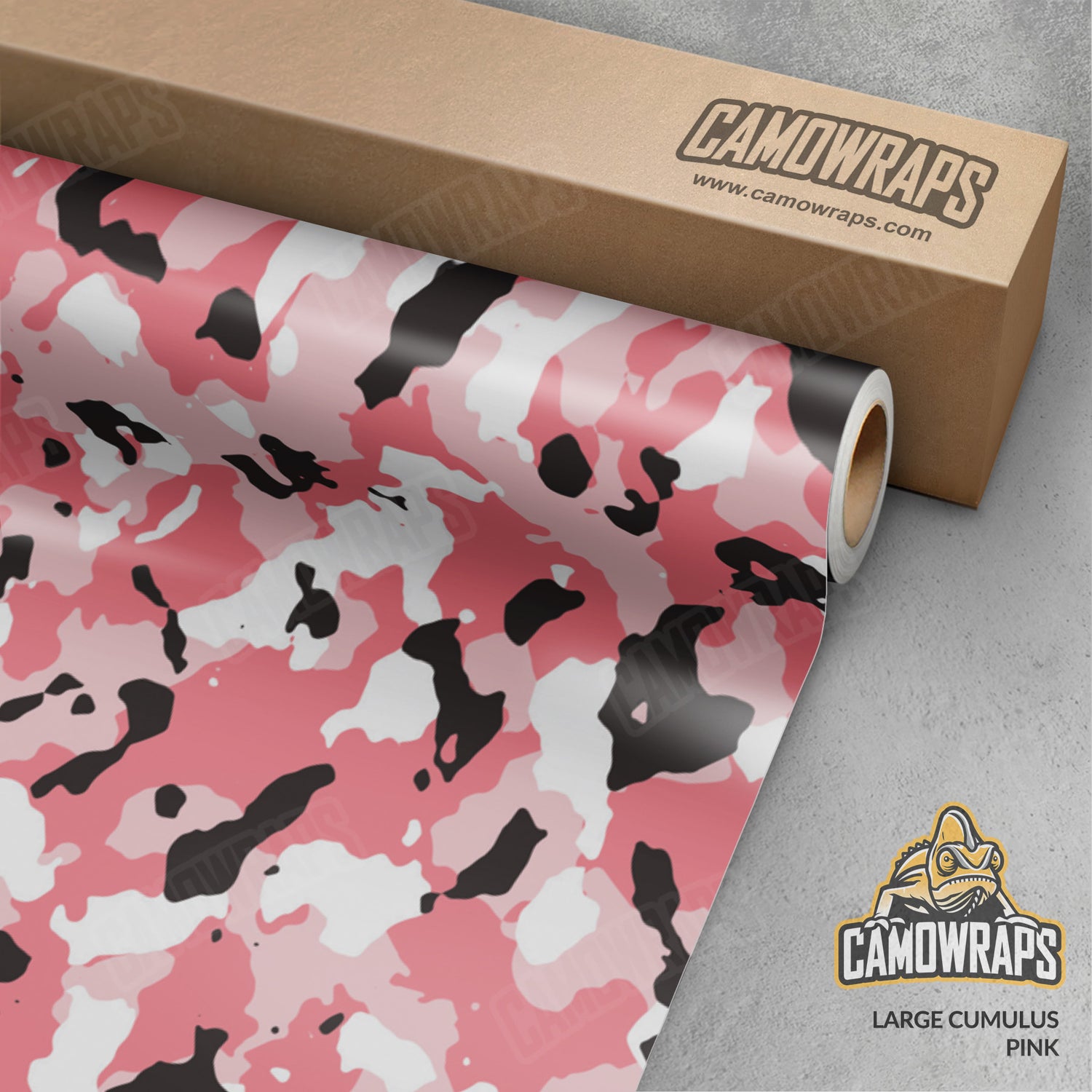 Large Cumulus Pink Camo Vinyl Wrap