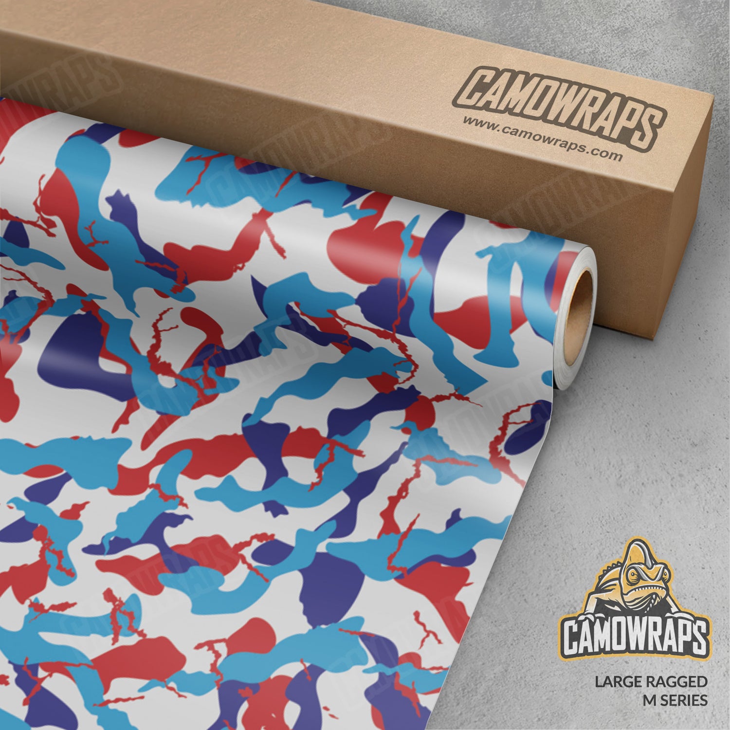 Large Ragged M Series Camo Vinyl Wrap