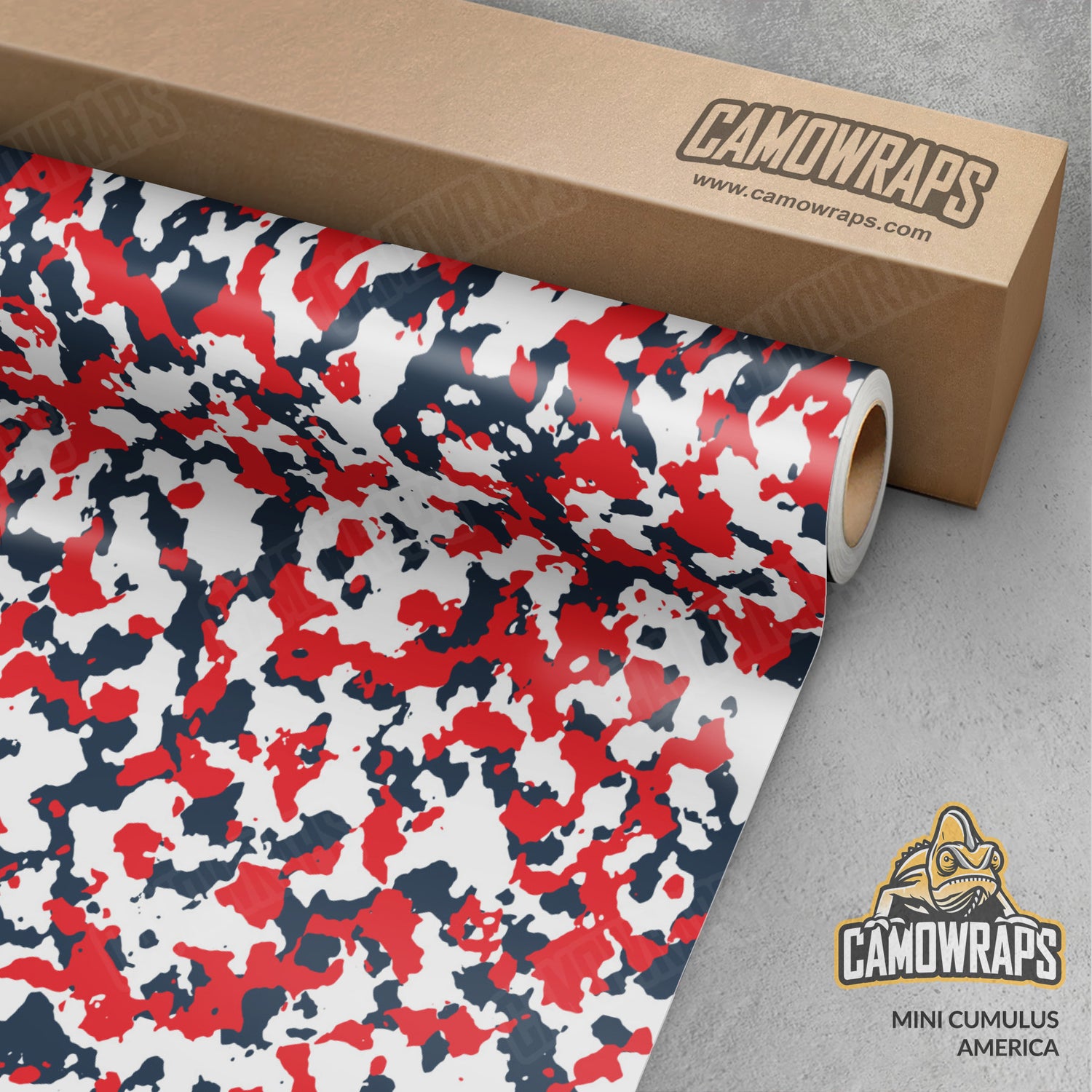 Mini Cumulus America Camo Vinyl Wrap