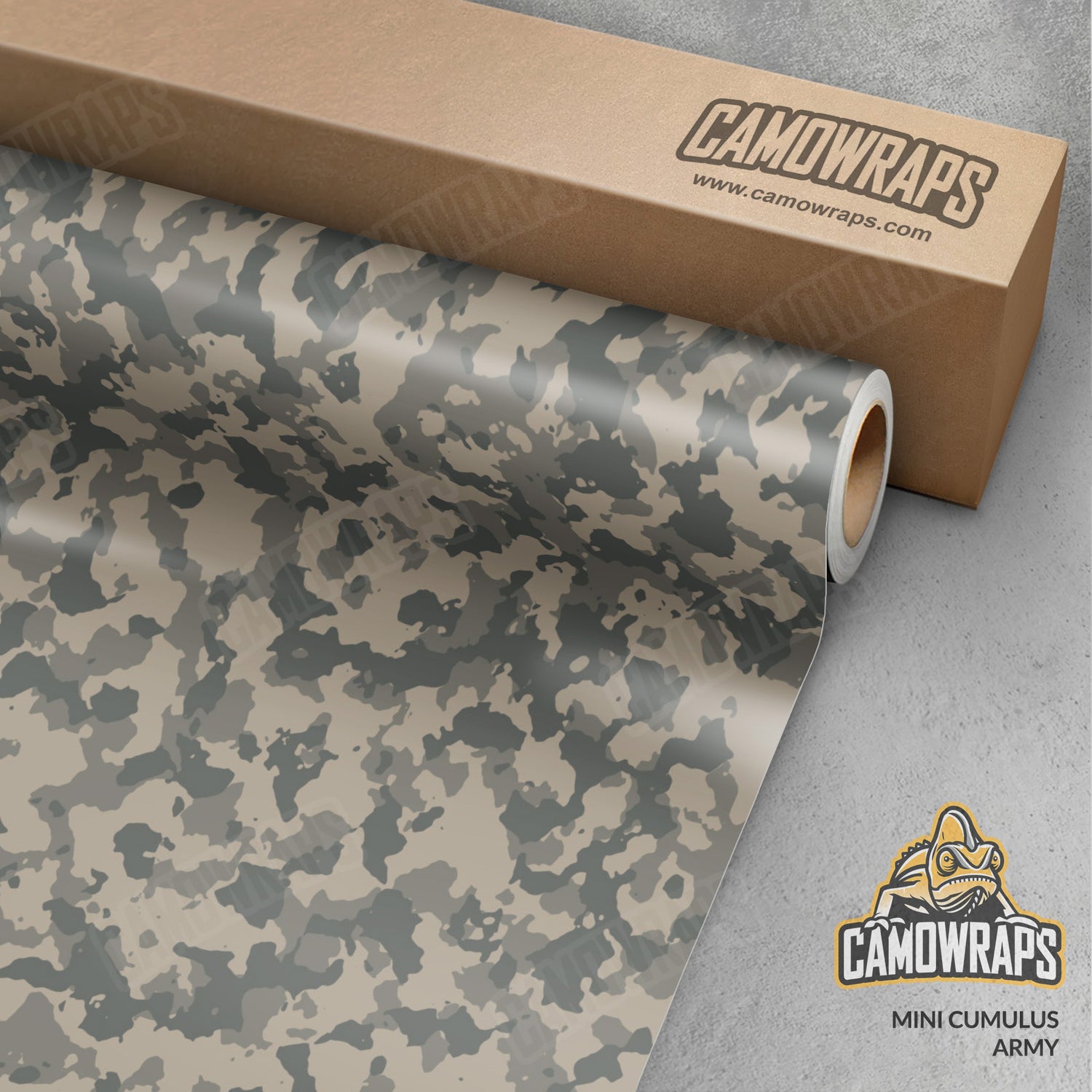 Mini Cumulus Army Camo Vinyl Wrap