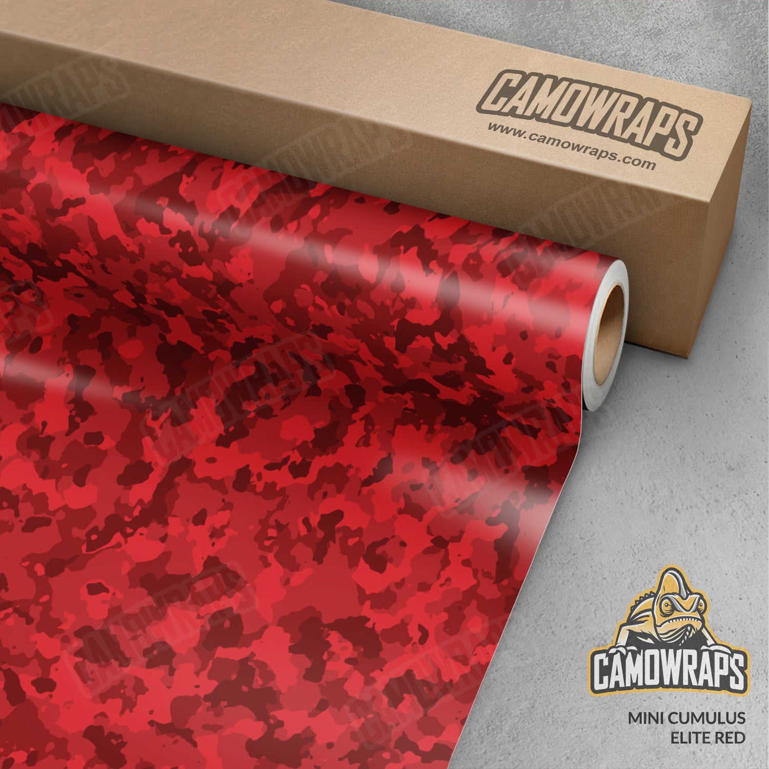 Mini Cumulus Elite Red Camo Vinyl Wrap