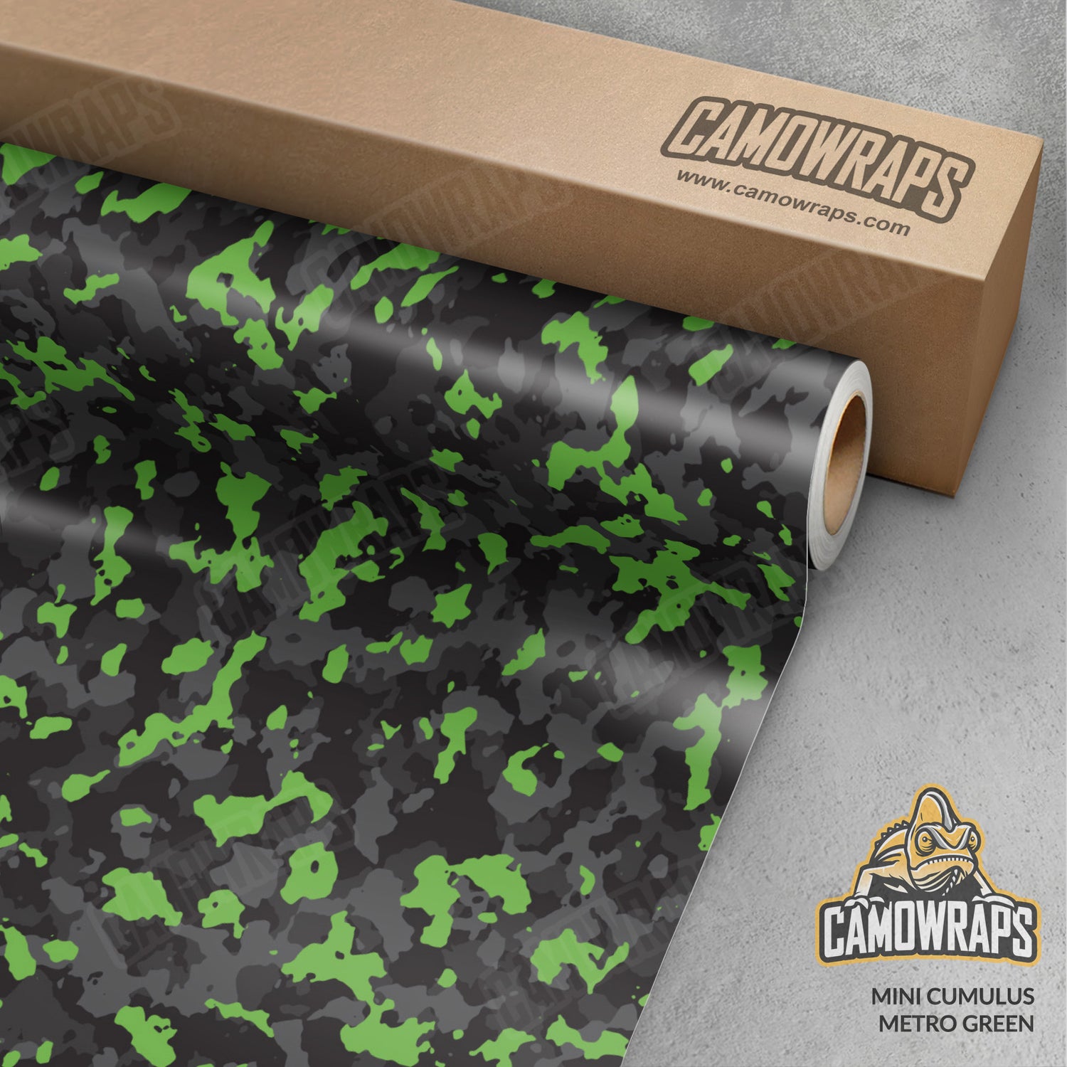 Mini Cumulus Metro Green Camo Vinyl Wrap