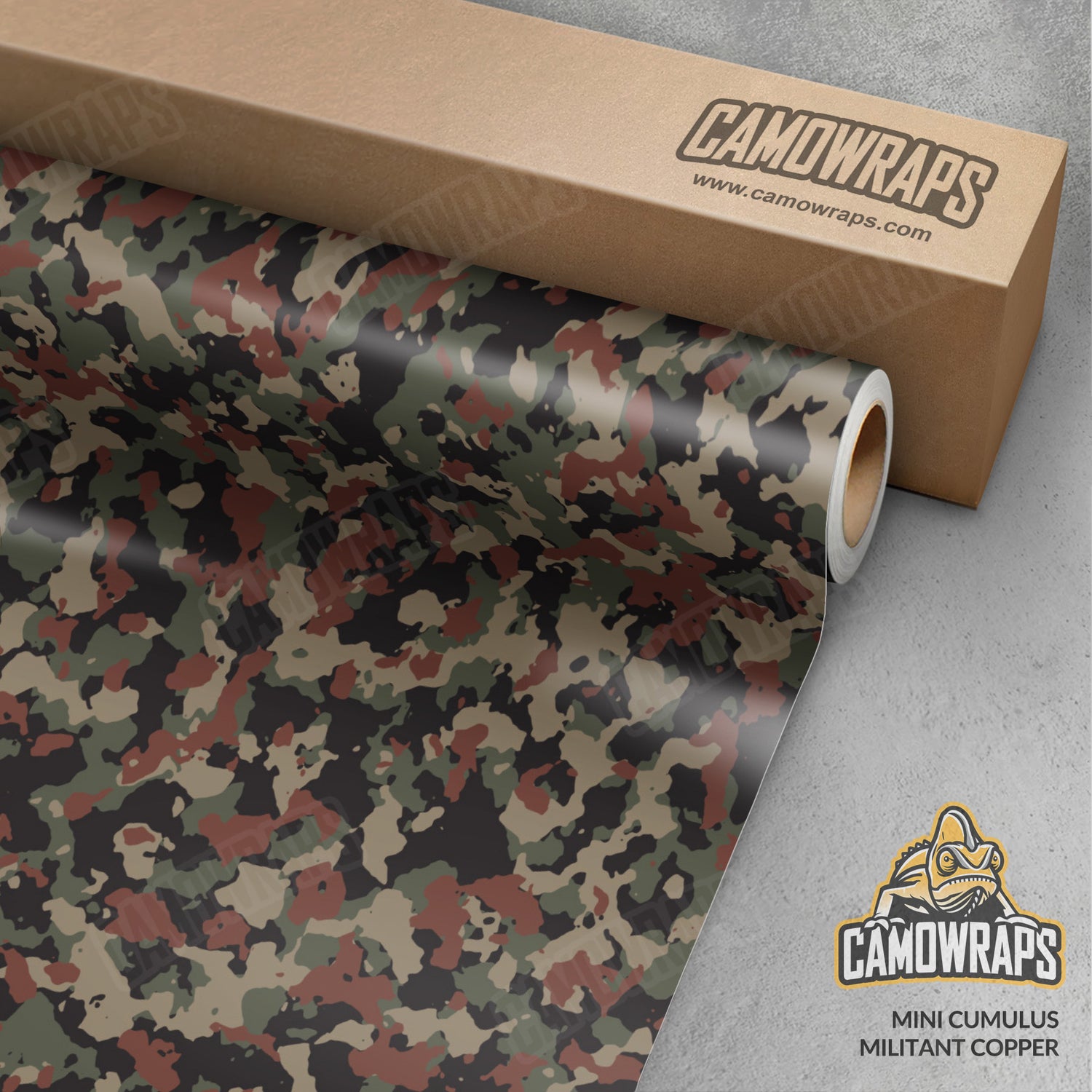 Mini Cumulus Militant Copper Camo Vinyl Wrap