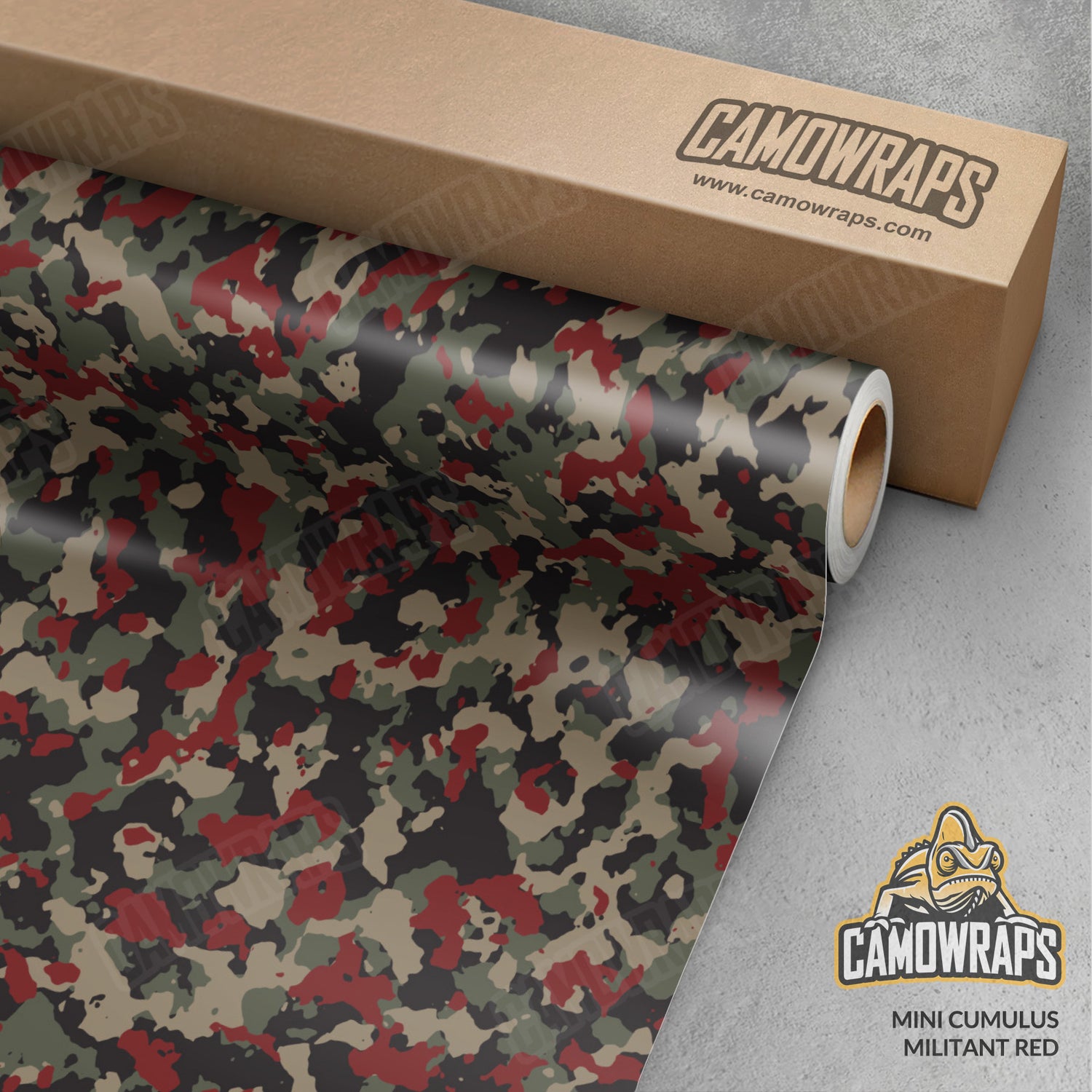Mini Cumulus Militant Red Camo Vinyl Wrap