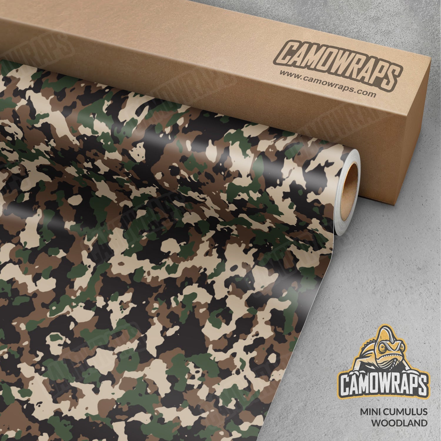 Mini Cumulus Woodland Camo Vinyl Wrap