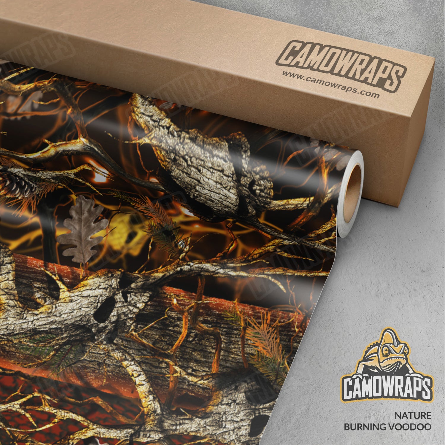 Nature Burning Voodoo Camo Vinyl Wrap