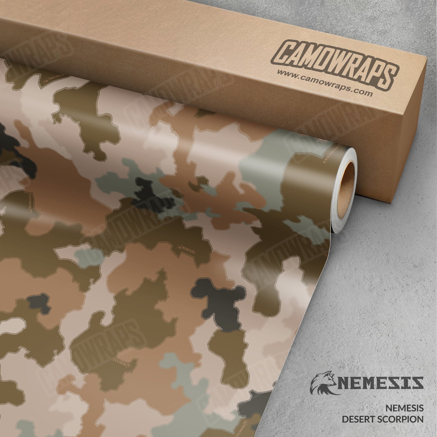 Nemesis Desert Scorpion Camo Vinyl Wrap