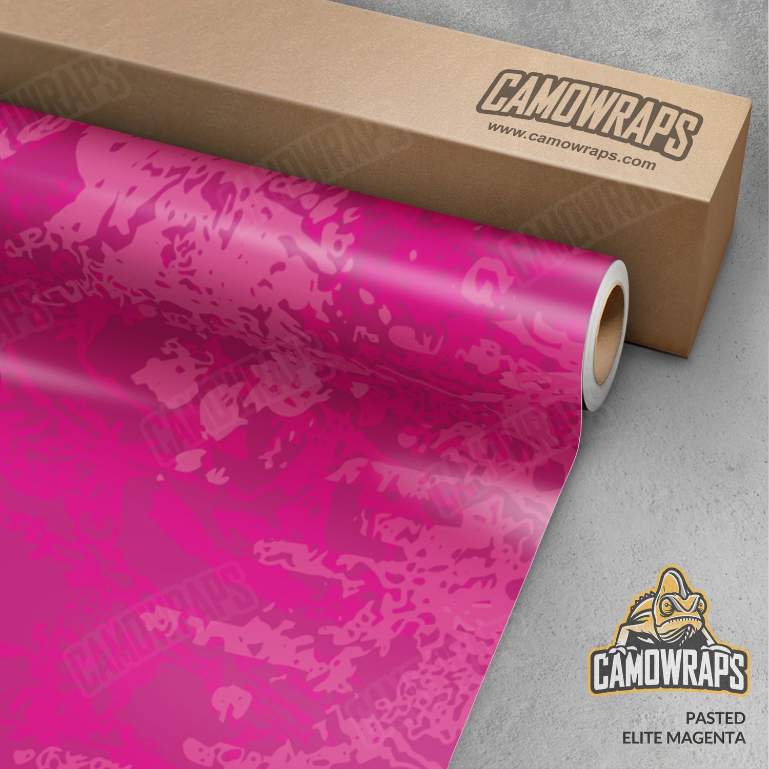 Pasted Elite Magenta Camo Vinyl Wrap