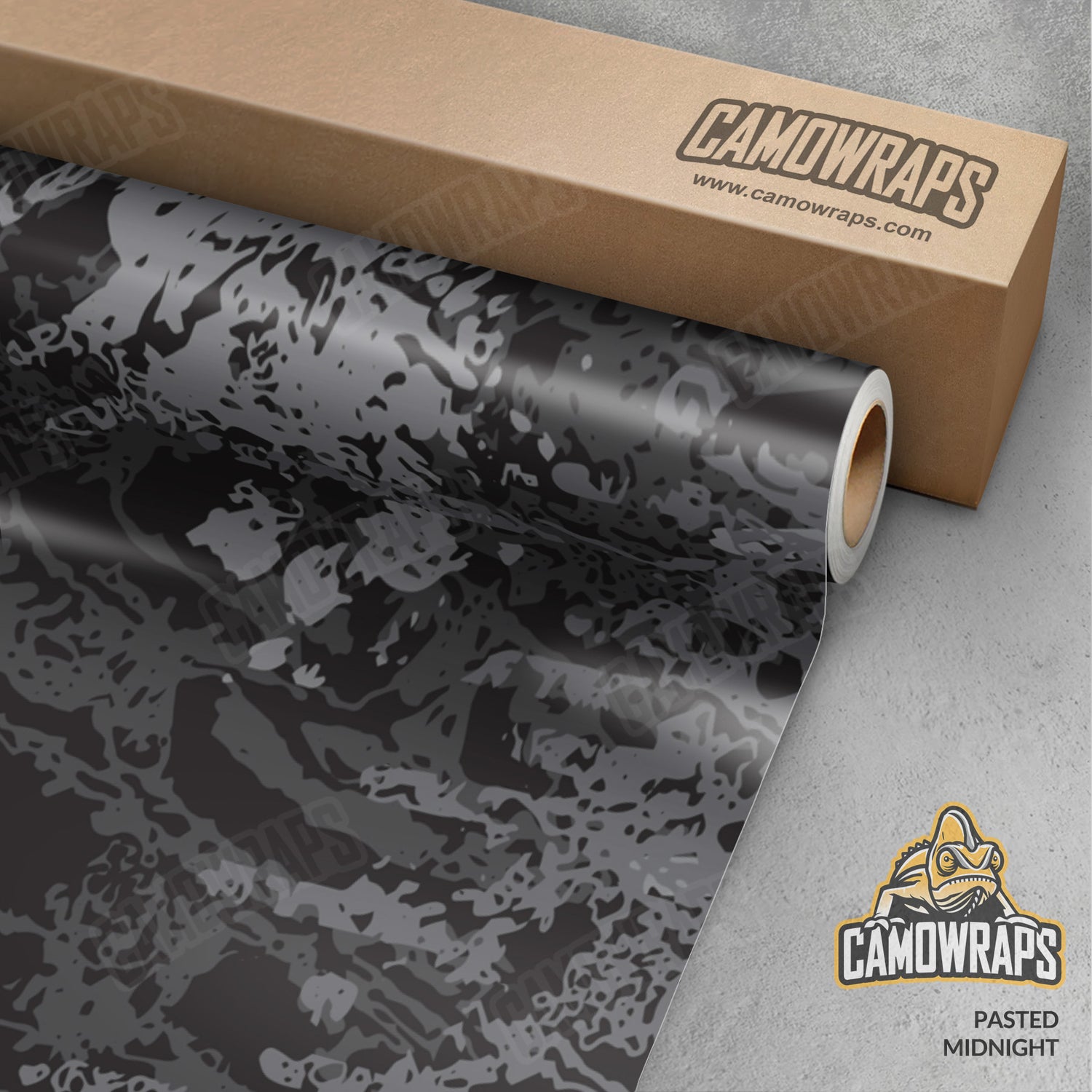 Pasted Midnight Camo Vinyl Wrap
