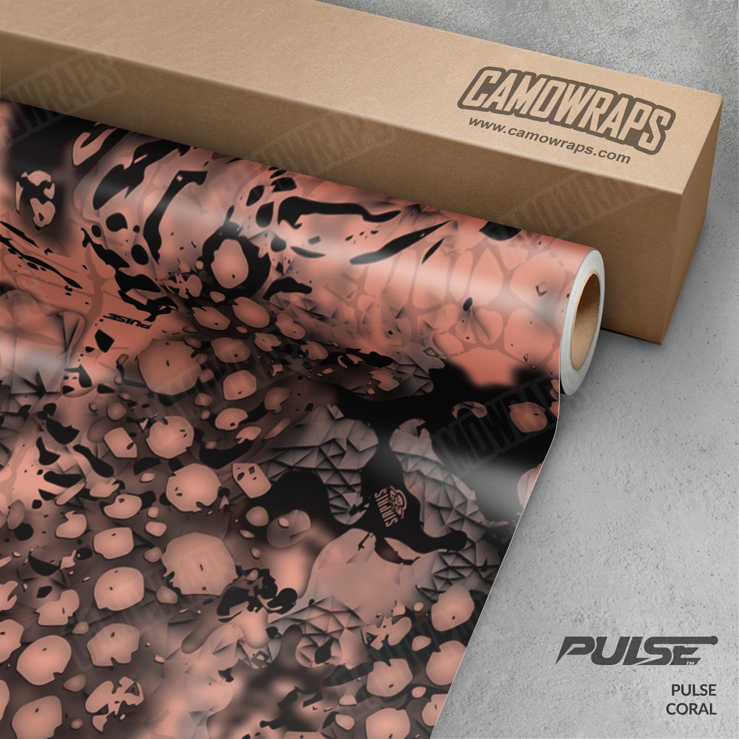 Pulse Coral Camo Vinyl Wrap