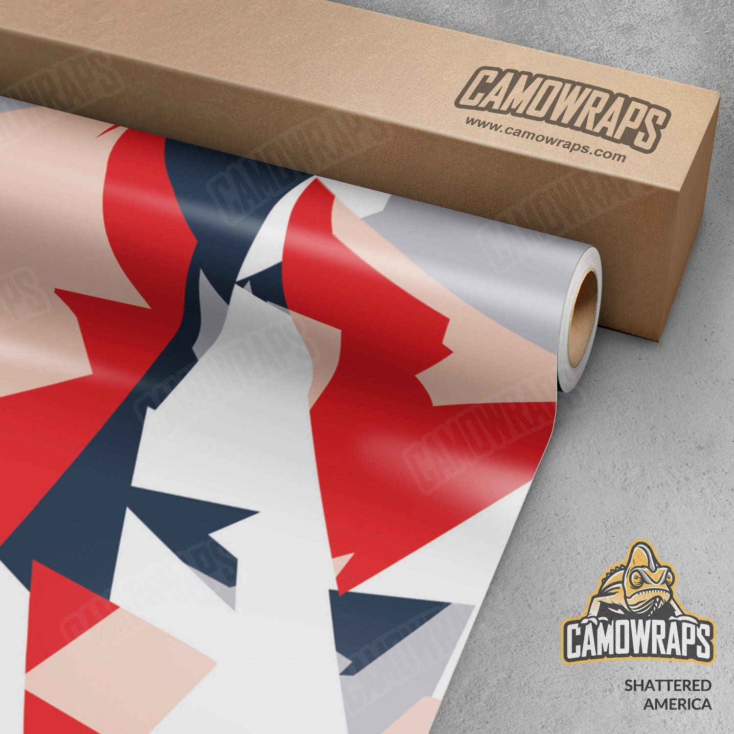 Shattered America Camo Vinyl Wrap