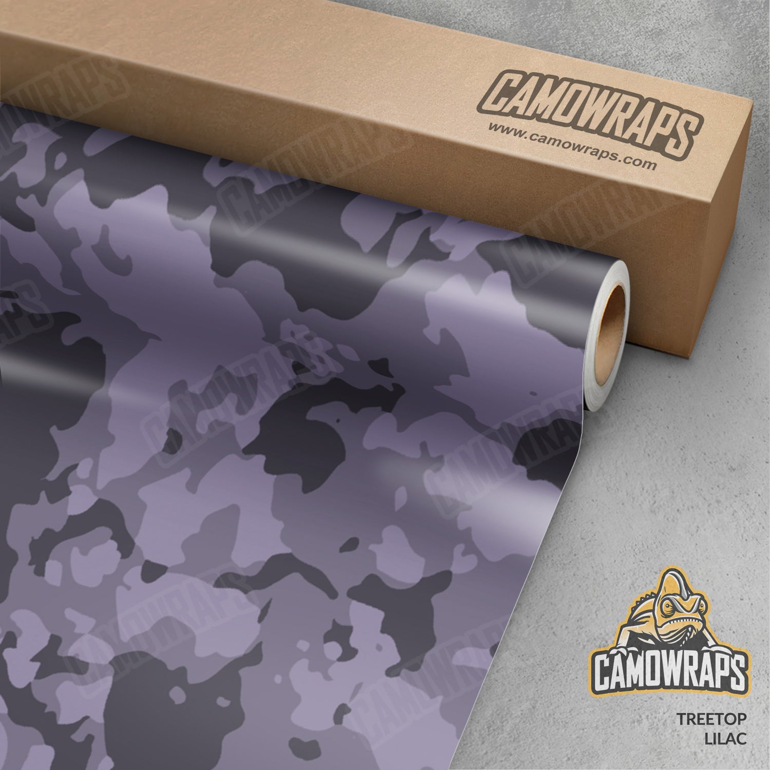 Treetop Lilac Camo Vinyl Wrap