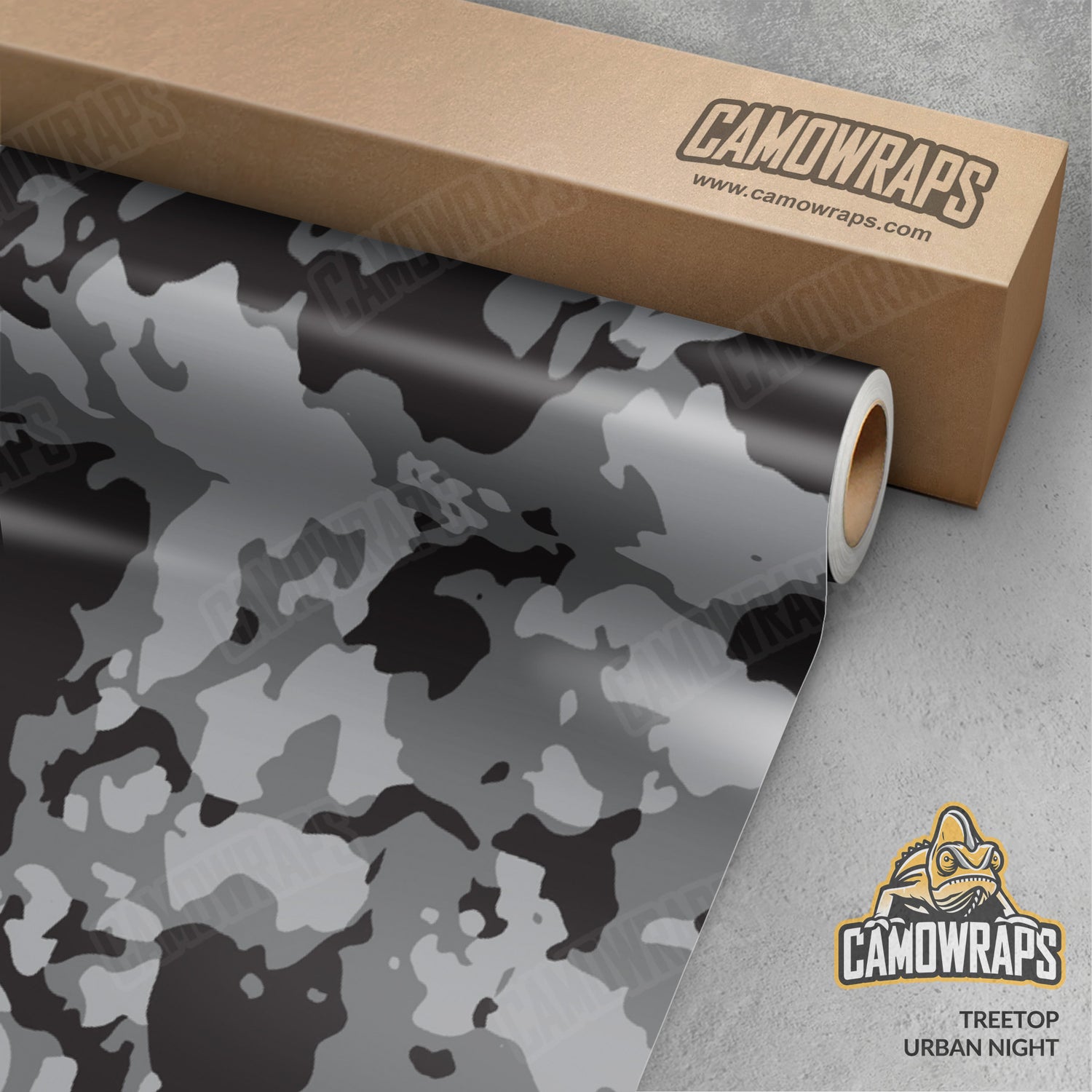Treetop Urban Night Camo Vinyl Wrap