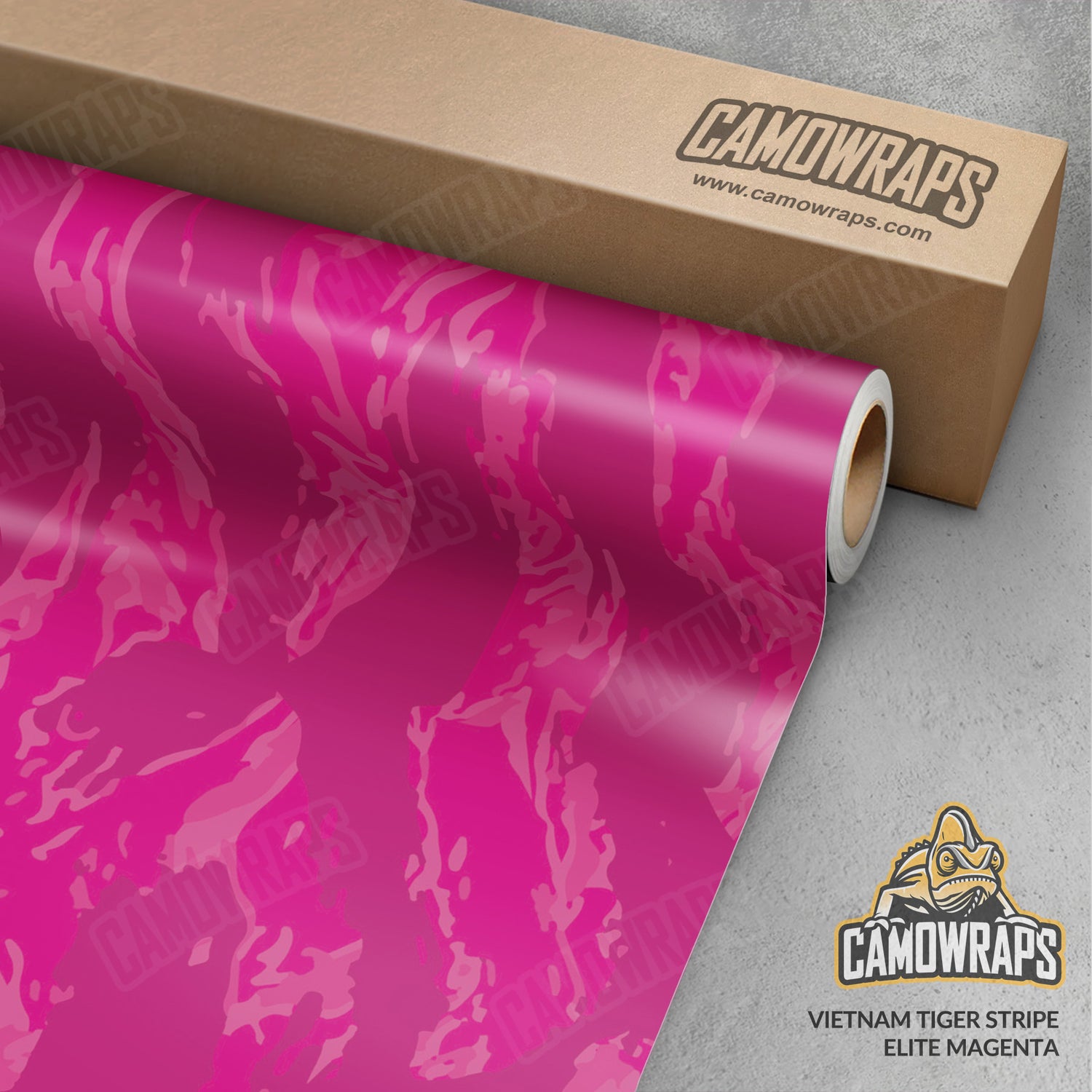 Vietnam Tiger Stripe Elite Magenta Camo Vinyl Wrap