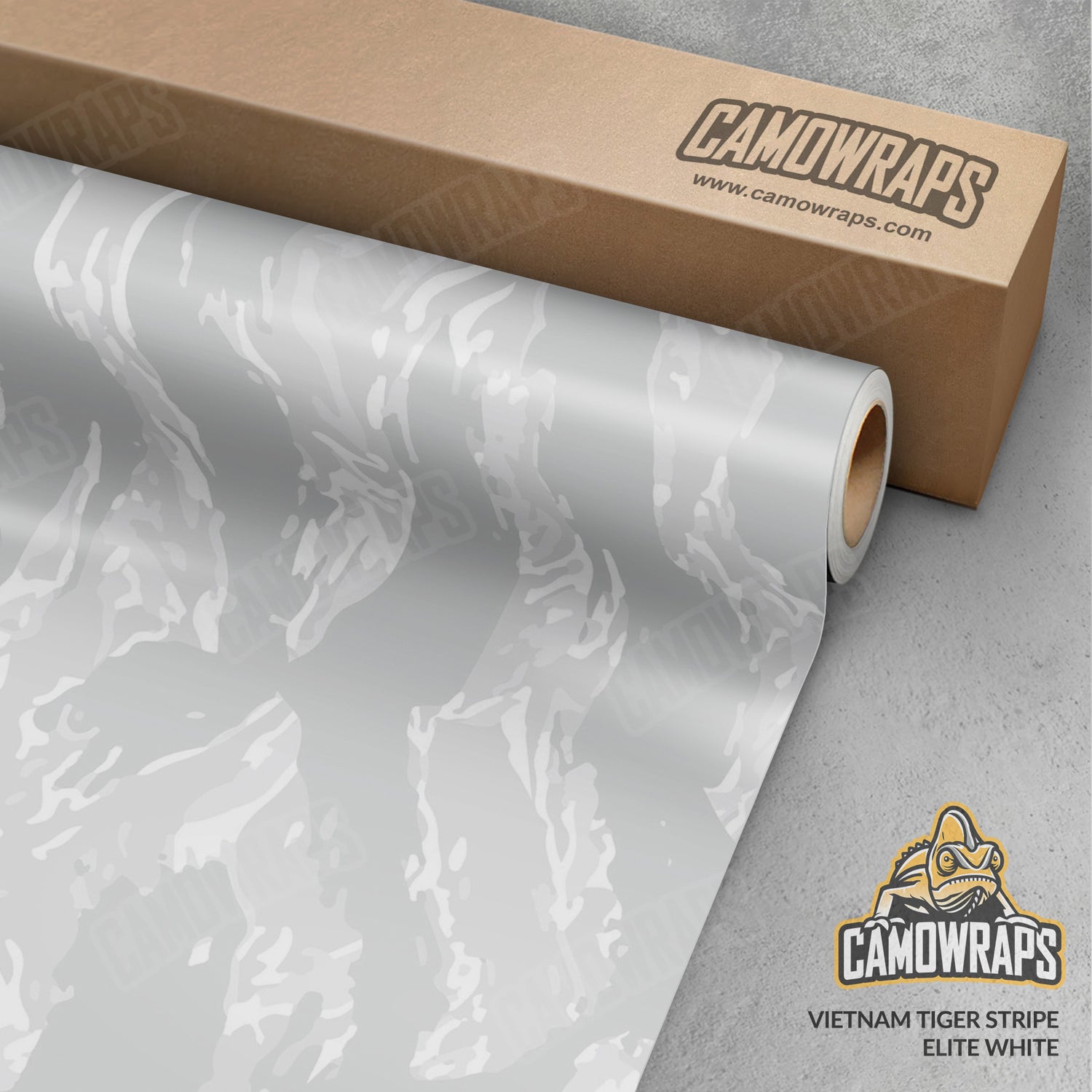 Vietnam Tiger Stripe Elite White Camo Vinyl Wrap