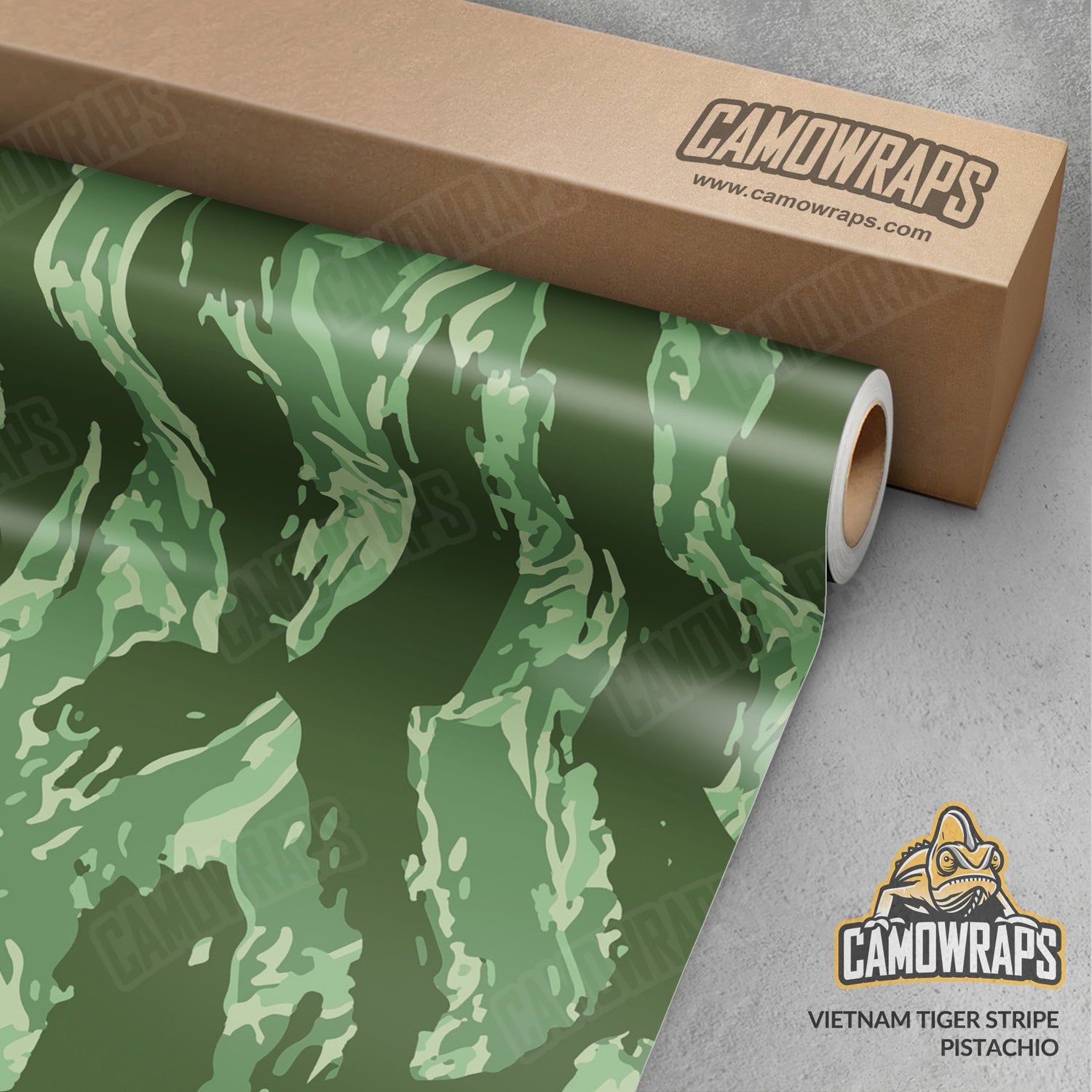 Vietnam Tiger Stripe Pistachio Camo Vinyl Wrap