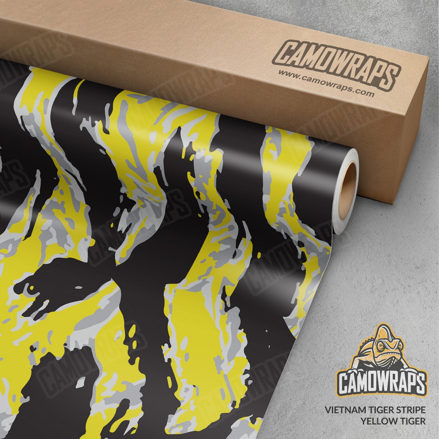 Vietnam Tiger Stripe Yellow Tiger Camo Vinyl Wrap
