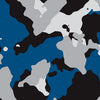Tactical Cumulus XL Blue Tiger Camo Gun Skin Vinyl Wrap