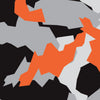 Handgun Erratic Orange Tiger Camo Gun Skin Vinyl Wrap