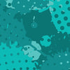 Halftone Splatter Elite Tiffany Blue Camo Vinyl Wrap